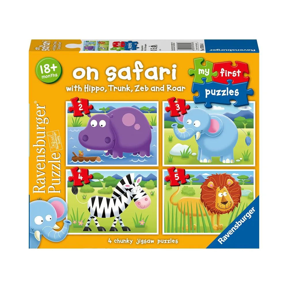 My First Puzzles On Safari: Age Guide for Toddlers