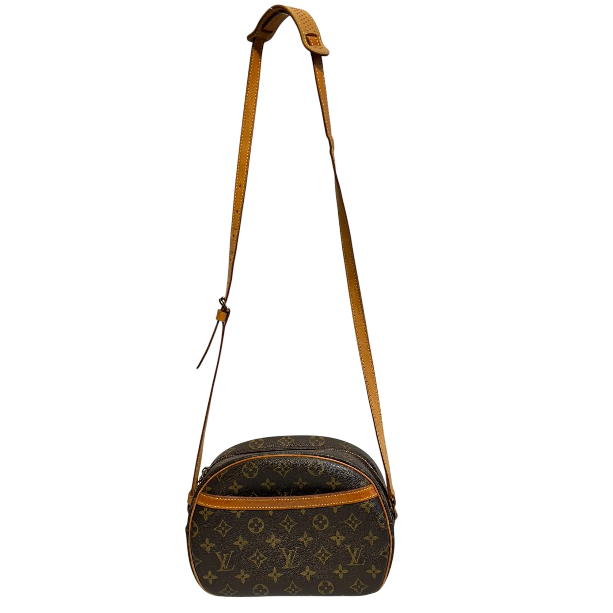 LOUIS VUITTON/Cross Body Bag/Monogram/Leather/BRW/Blois