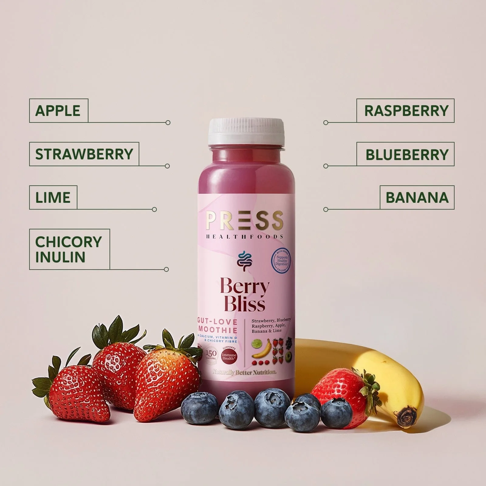 Berry Bliss Gut Love Smoothie 250ml