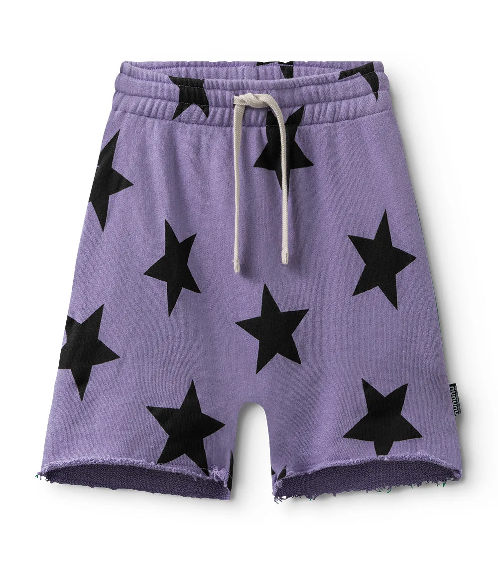 sweat short à étoile arrondie
