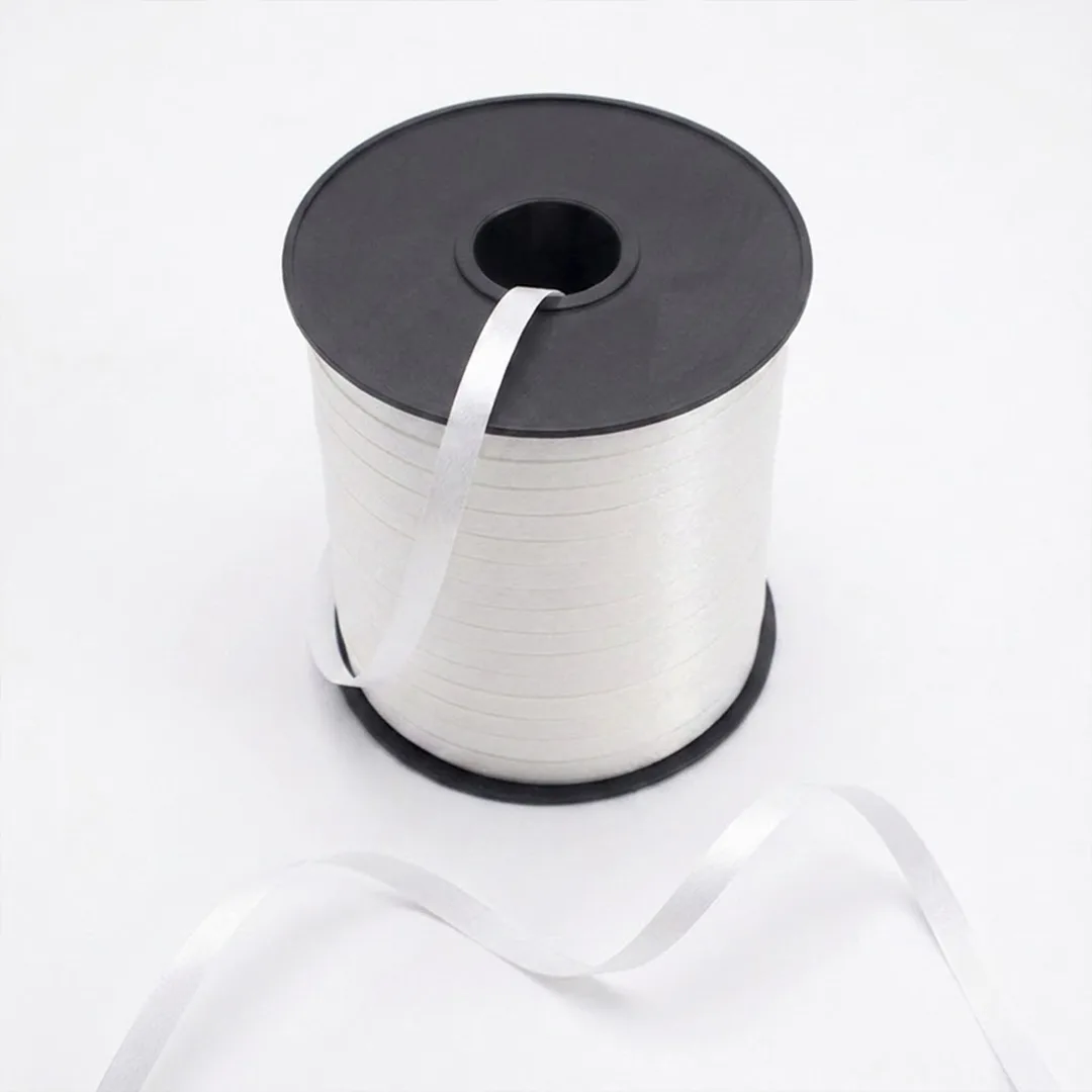 White Curling Ribbon 546 yd / 500m