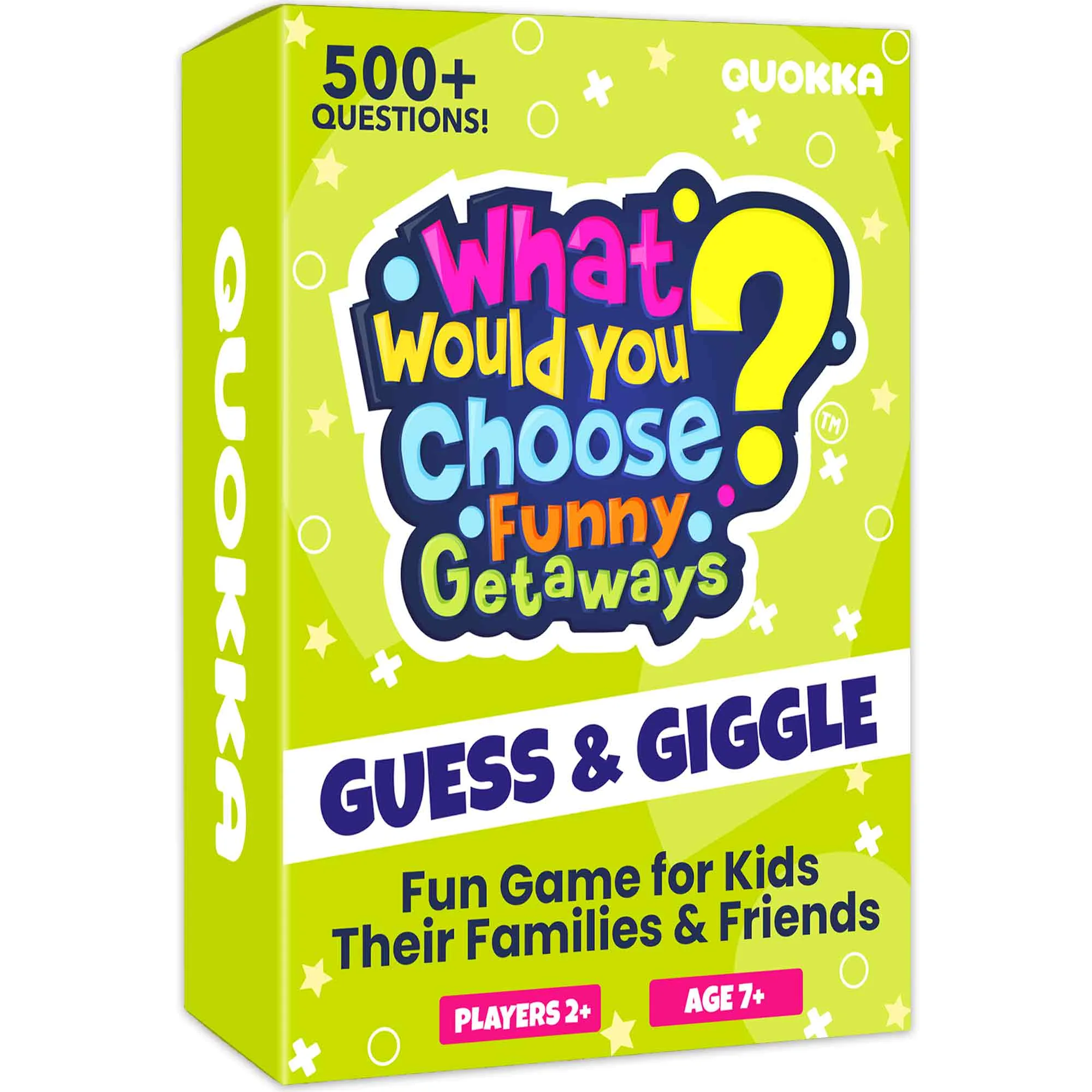Card Game What Would You Choose? Getaways for Kids & Family