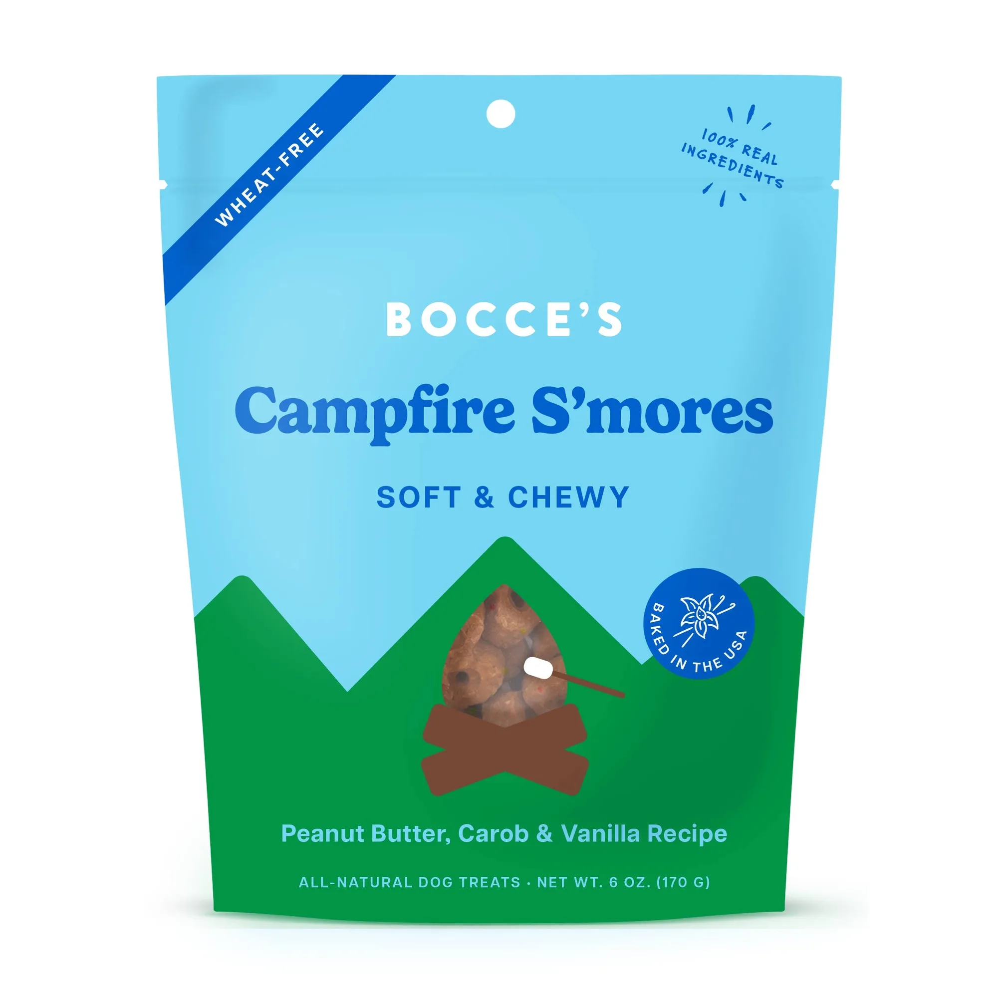 Bocce's Bakery Båls'mores Bløde & Seje Hundegodbidder 6oz