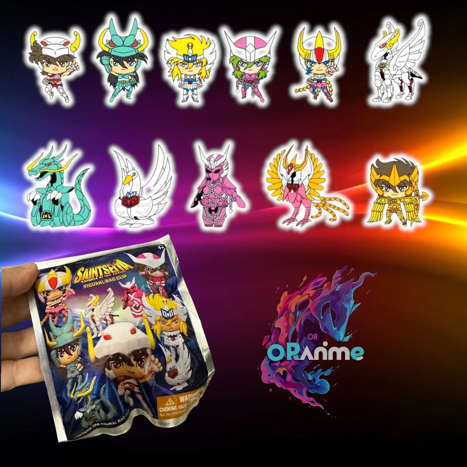 How to Display Monogram Saint Seiya Foam Bag Clips