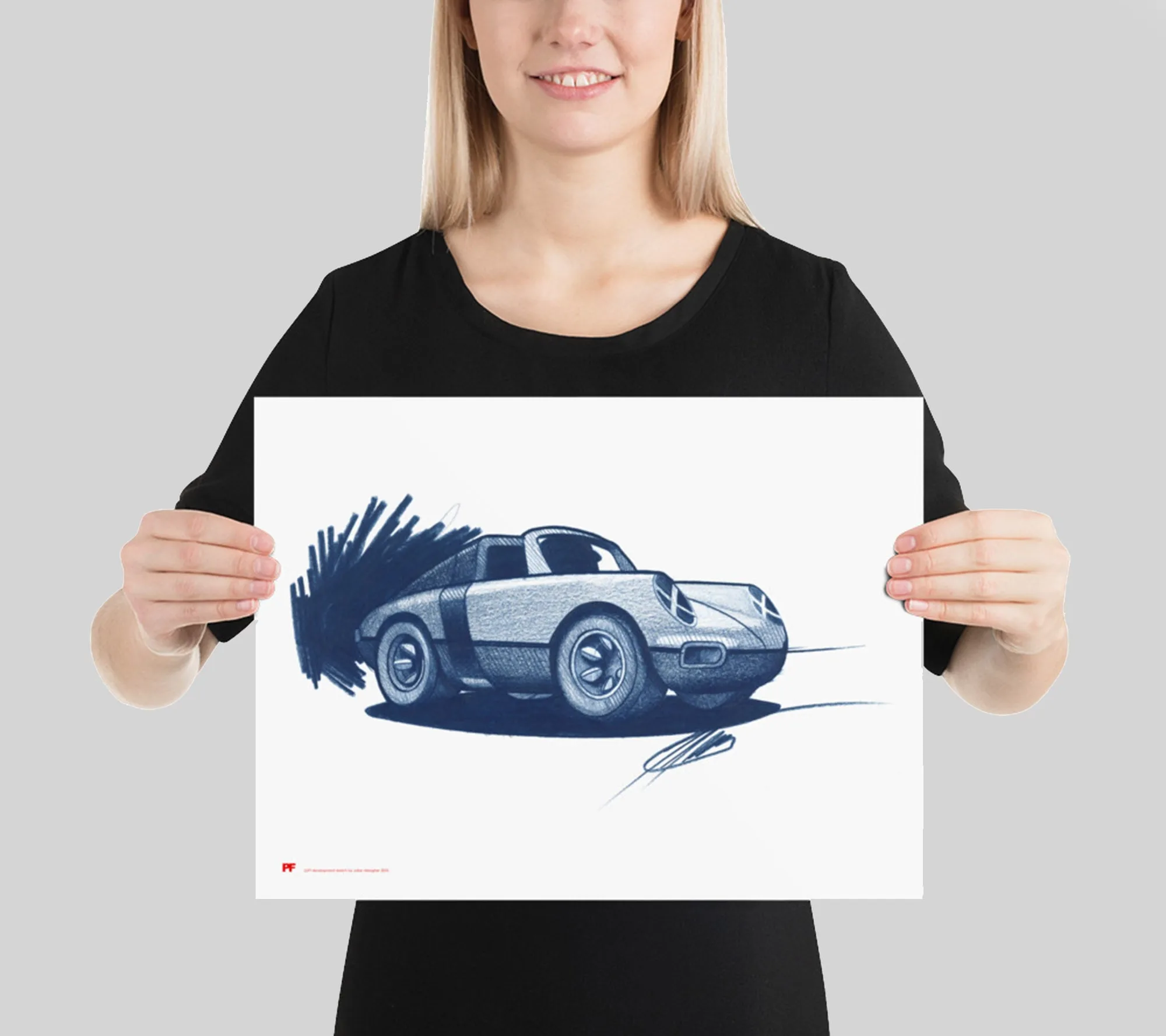 How to Frame and Display the Luft Sketch Print