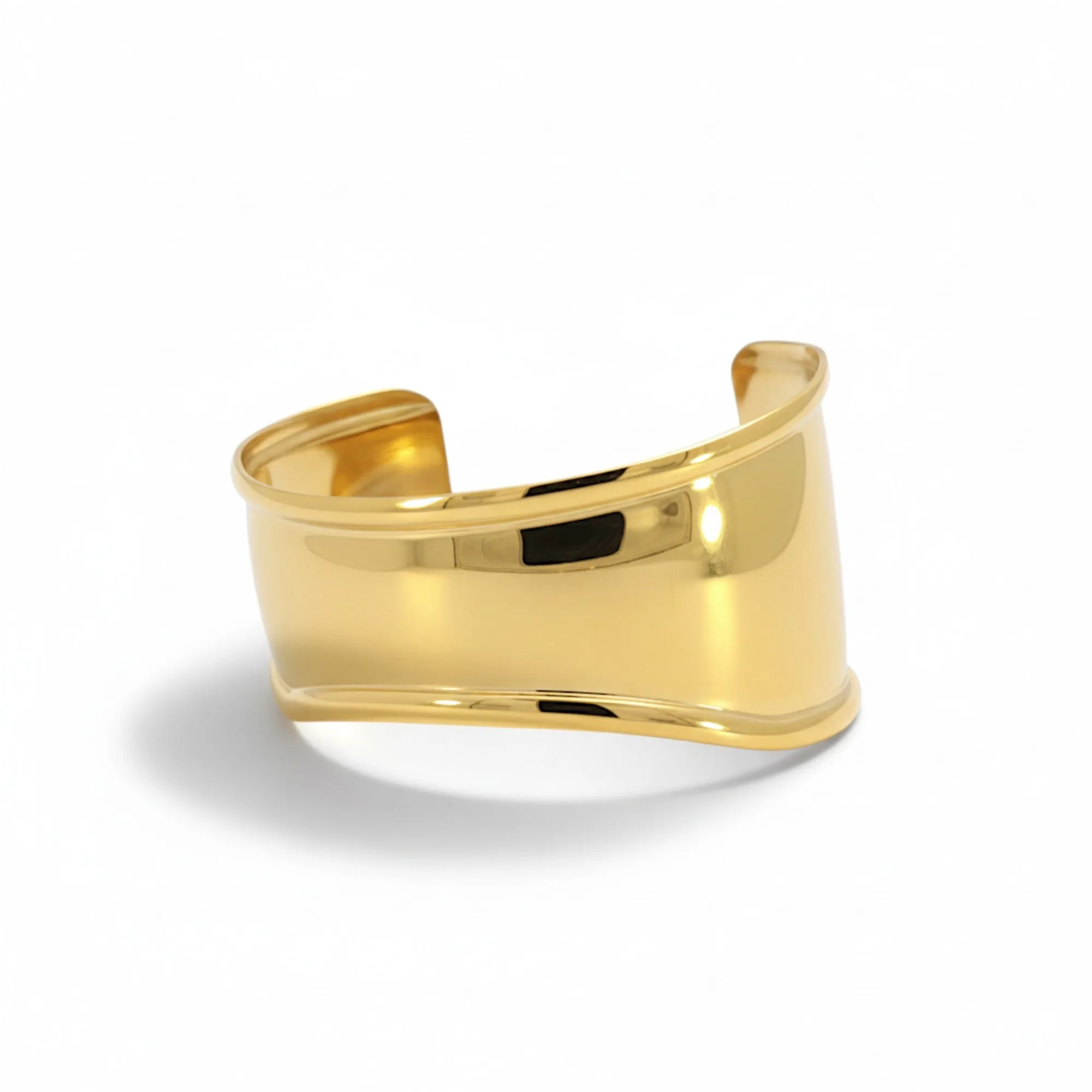 Sculpt Gold Cuff