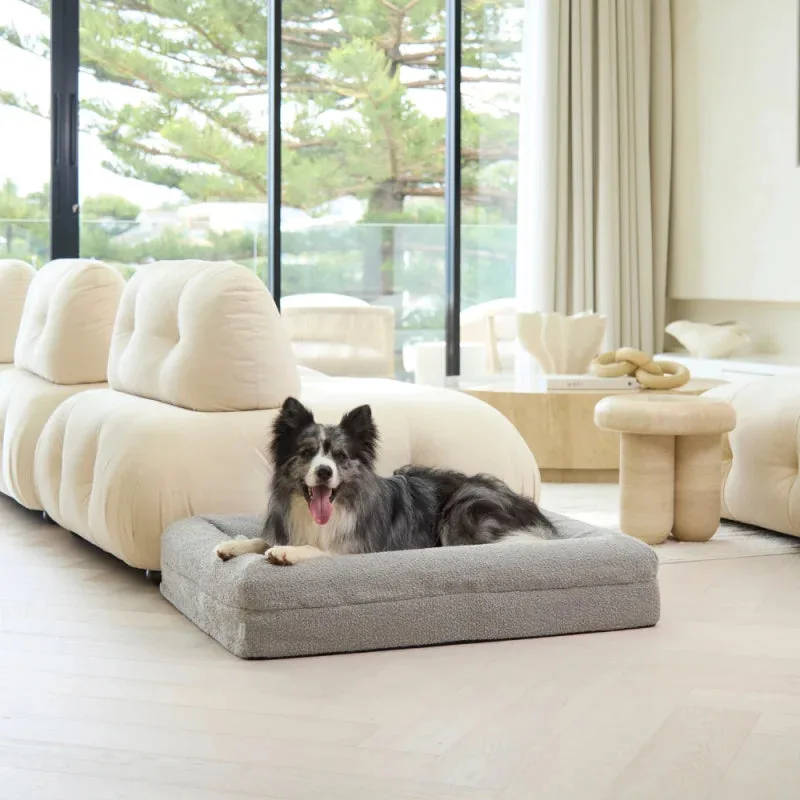 Cómo limpiar una funda de cama para perros Bouclé Pebble