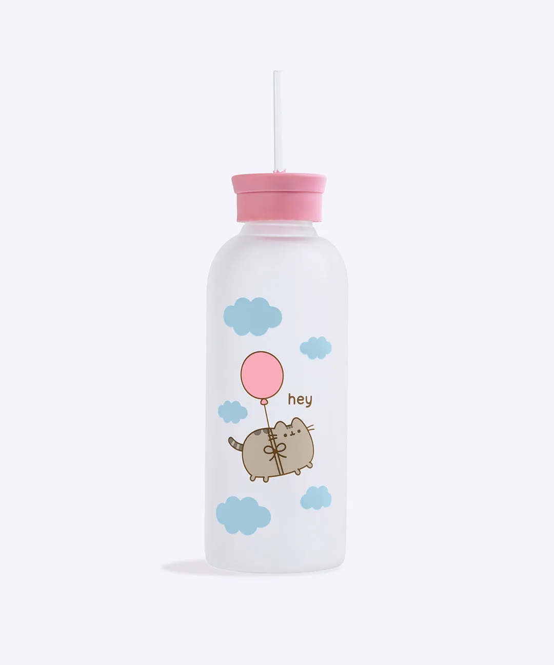 Pusheen Balloons Glas-Wasserflasche