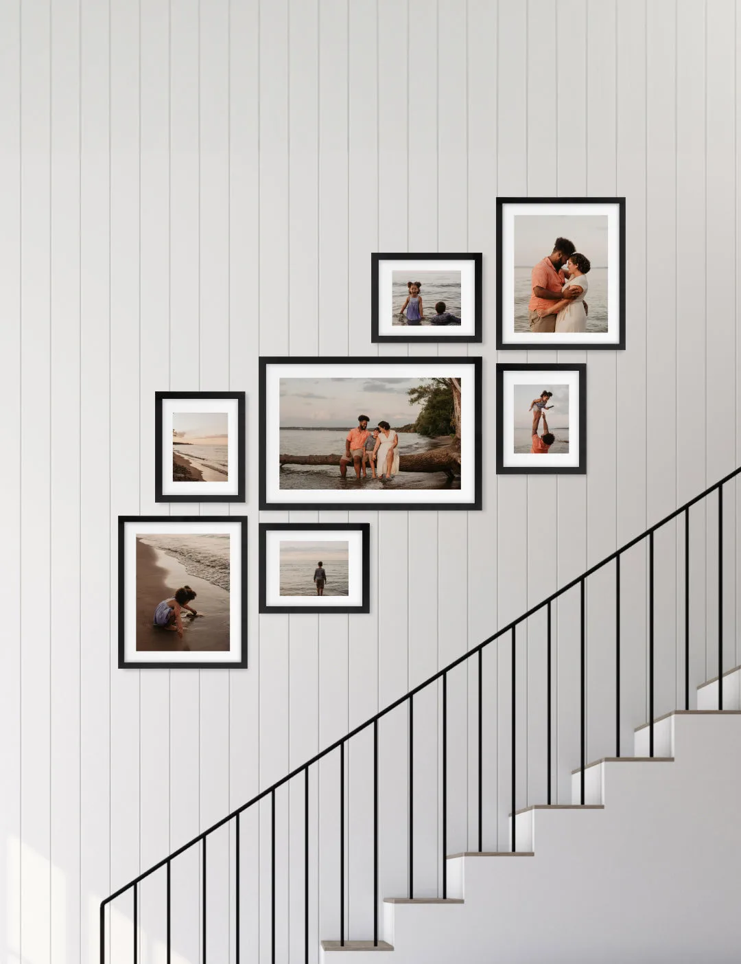 Bobby Berk - The Simple Staircase - Black (Left - Regular Mat)
