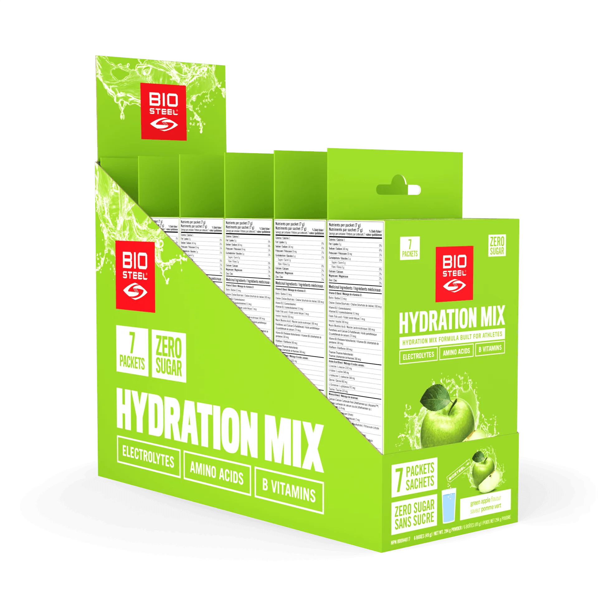 HYDRATION MIX / Green Apple - 42 Packets