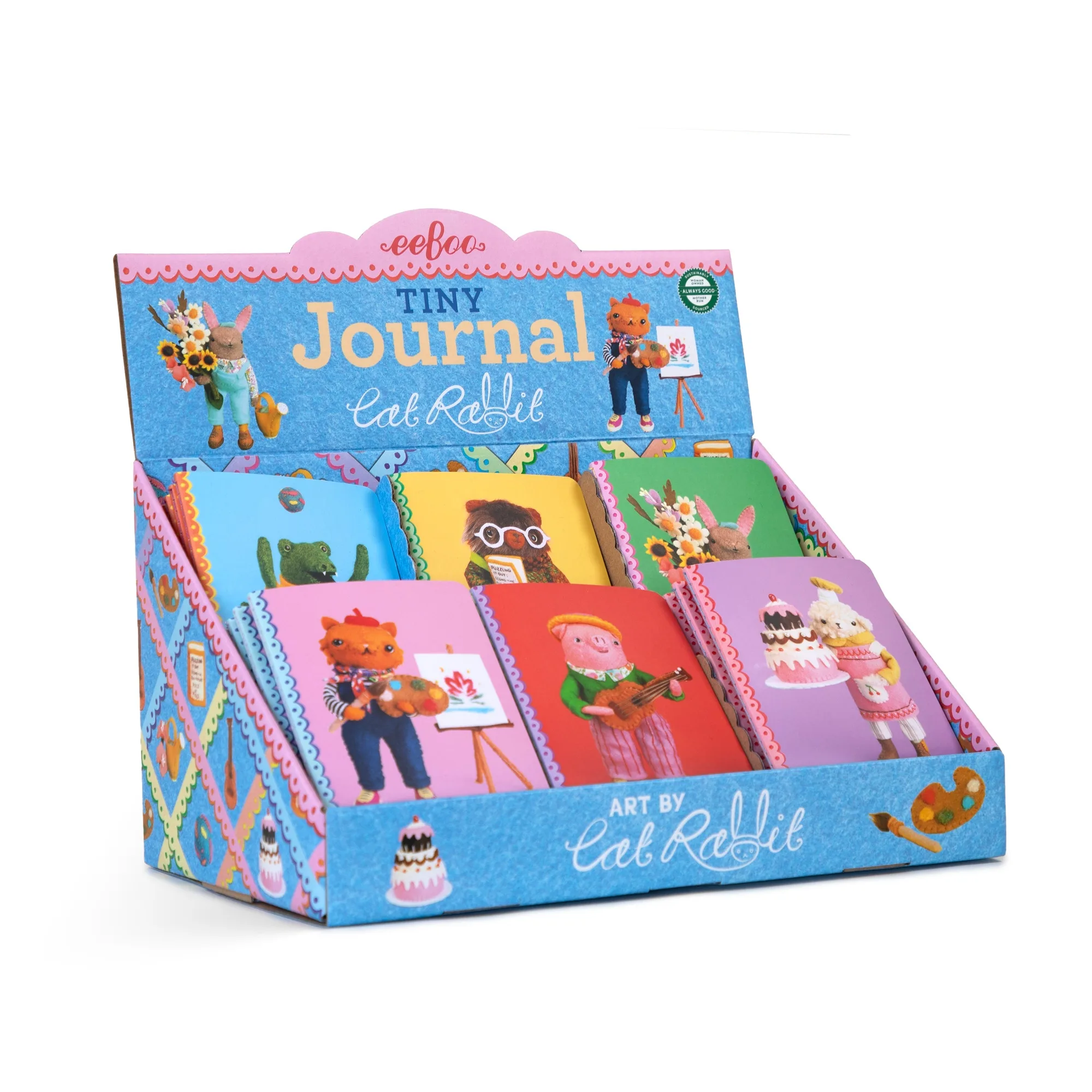 Cat Rabbit Tiny Journal Assortment (30 Units)