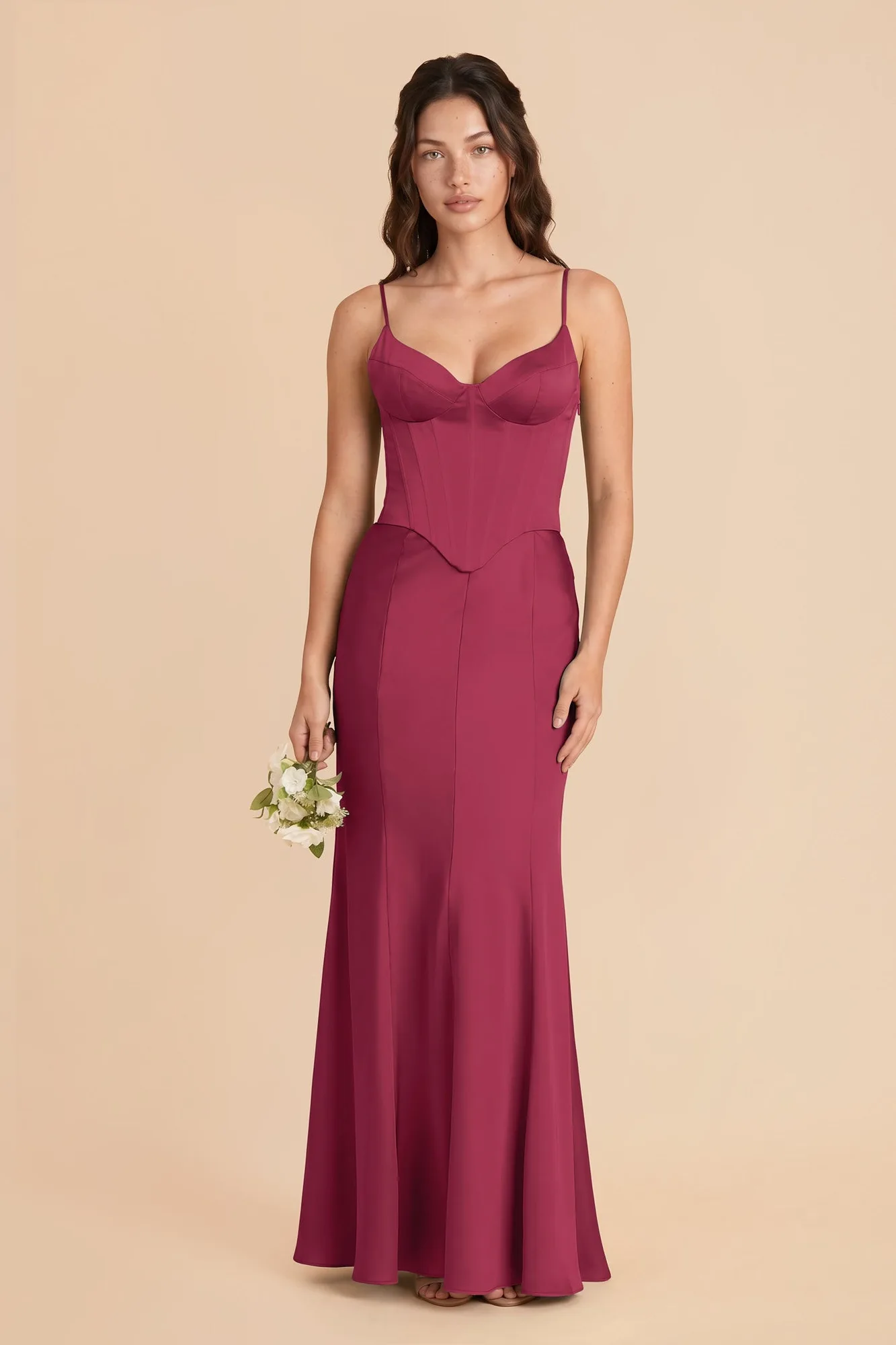 Ensemble satin Meredith : tenue pour baby shower et répétition