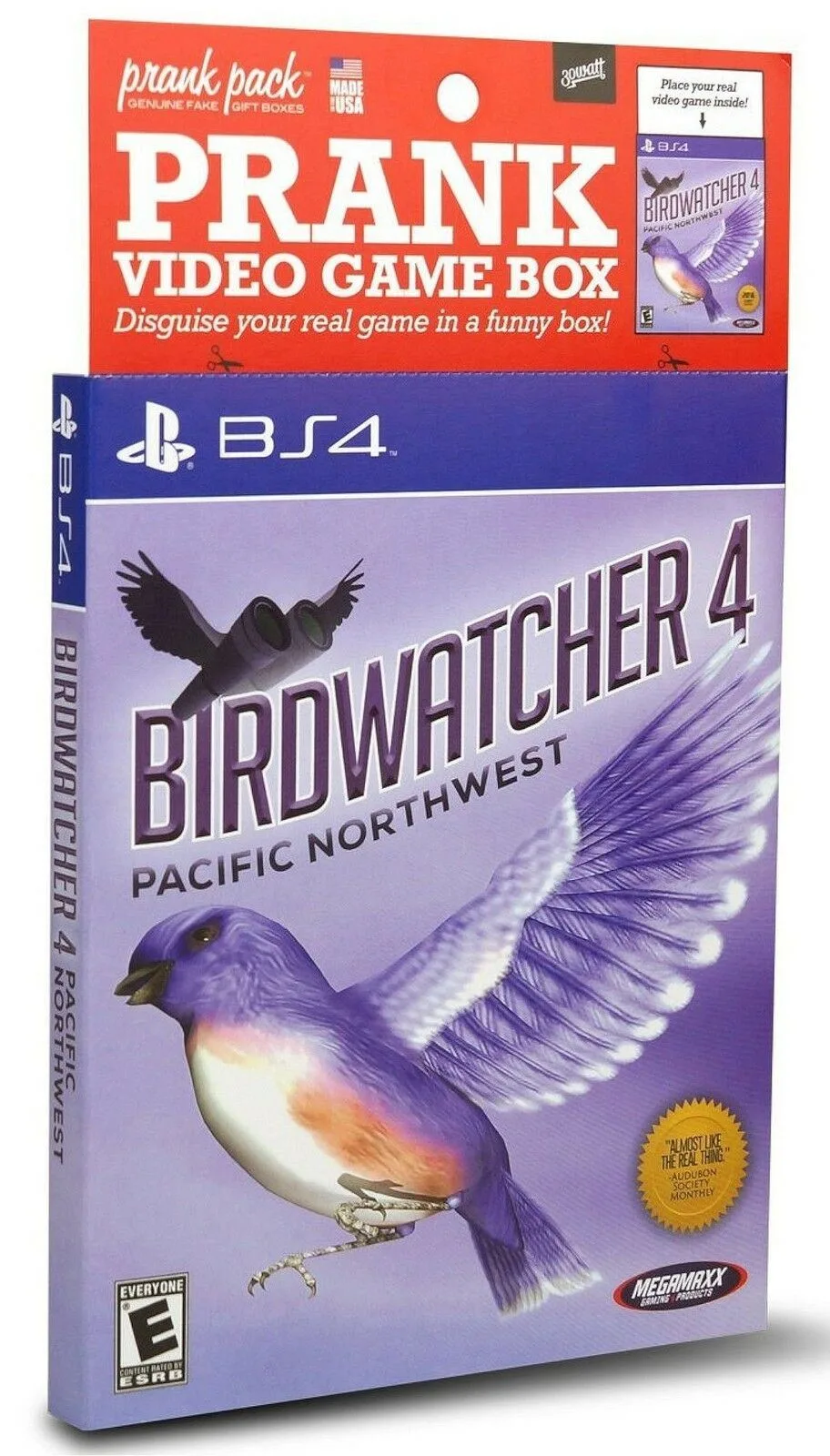 NUEVO Prank Pack Bird Watcher 4 PP201001 BS4 Funda falsa 30 Wat para videojuego PS4