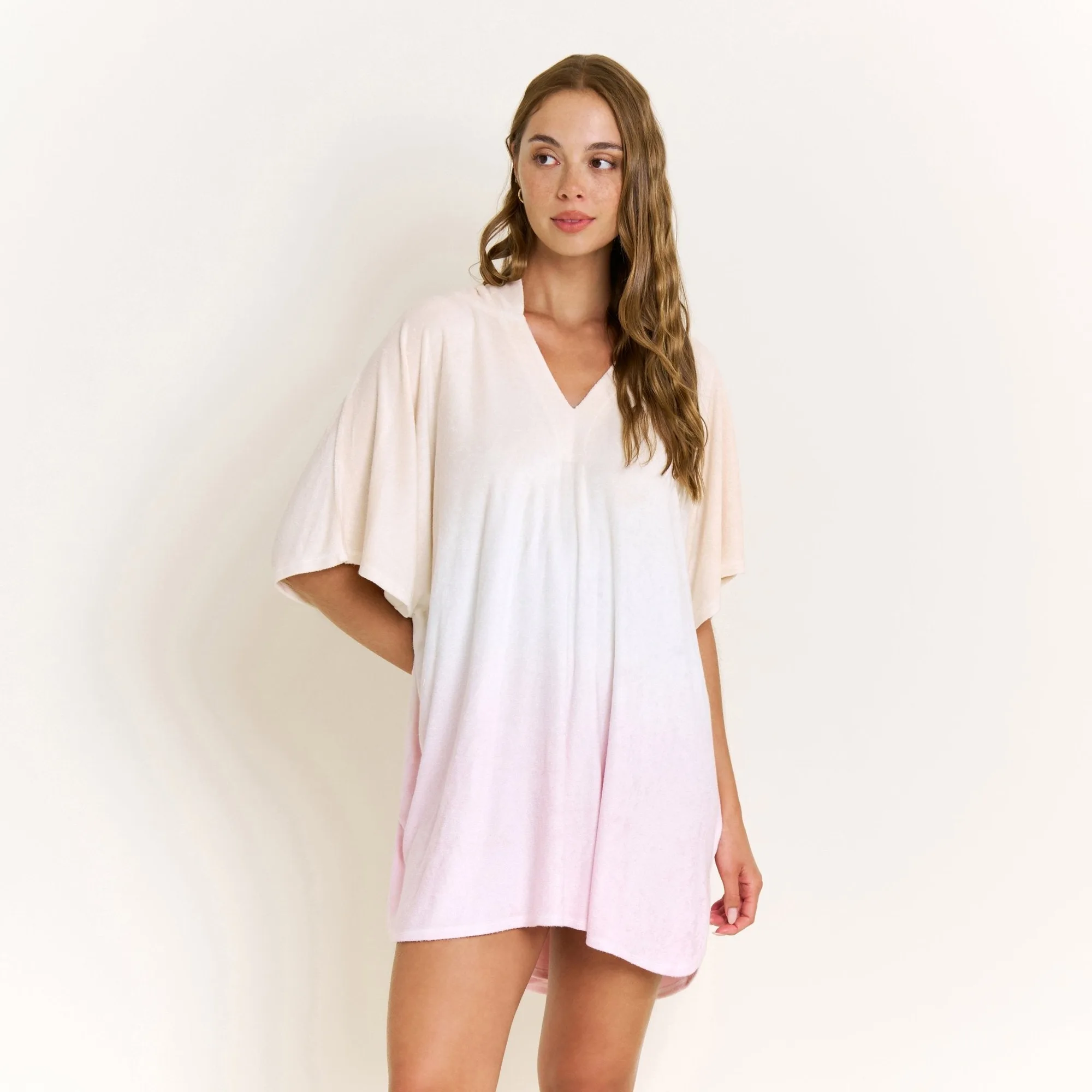 Sudadera oversized Take A Break en Sunset Dip-Dye