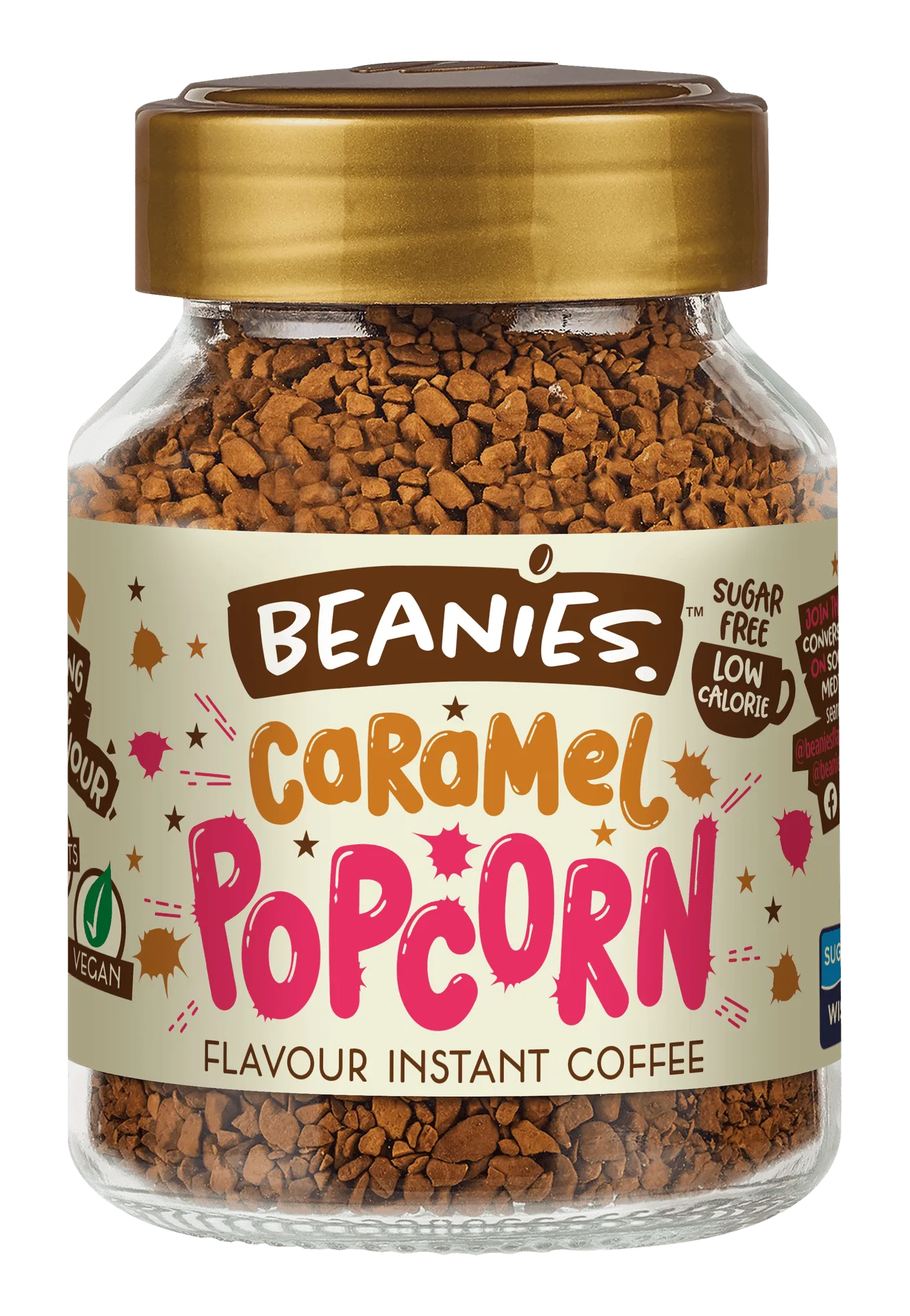 Koffie met karamel-popcornsmaak