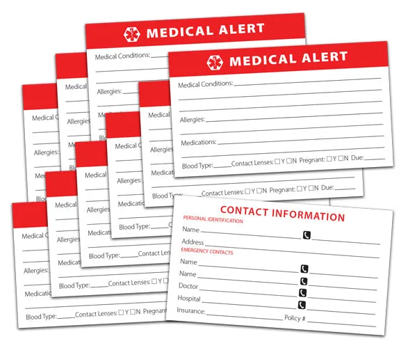 What to Put in a Medical Alert Card Wallet