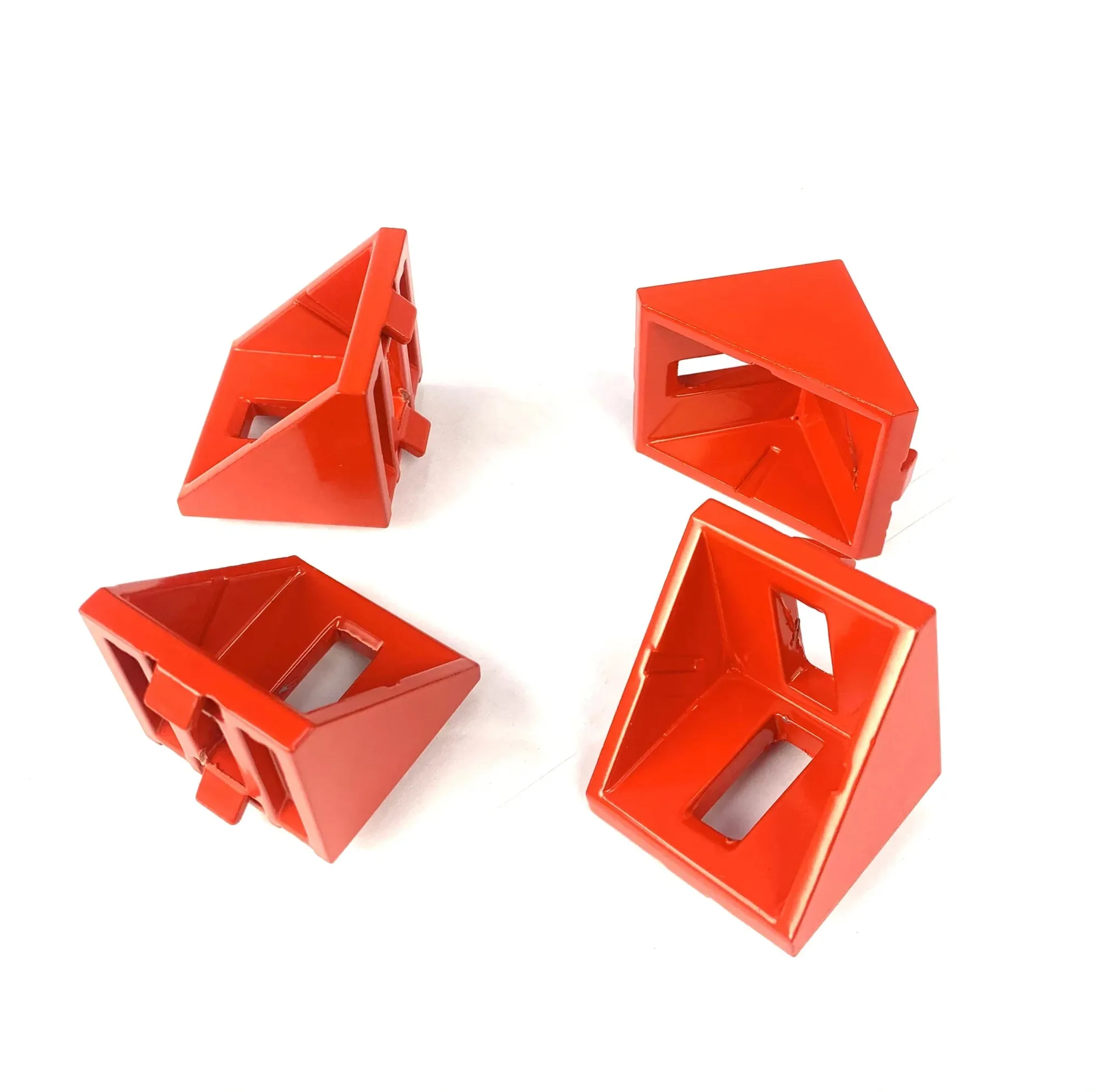 Staffa angolare 4x SimXPro - Alluminio 4040 Racing Red