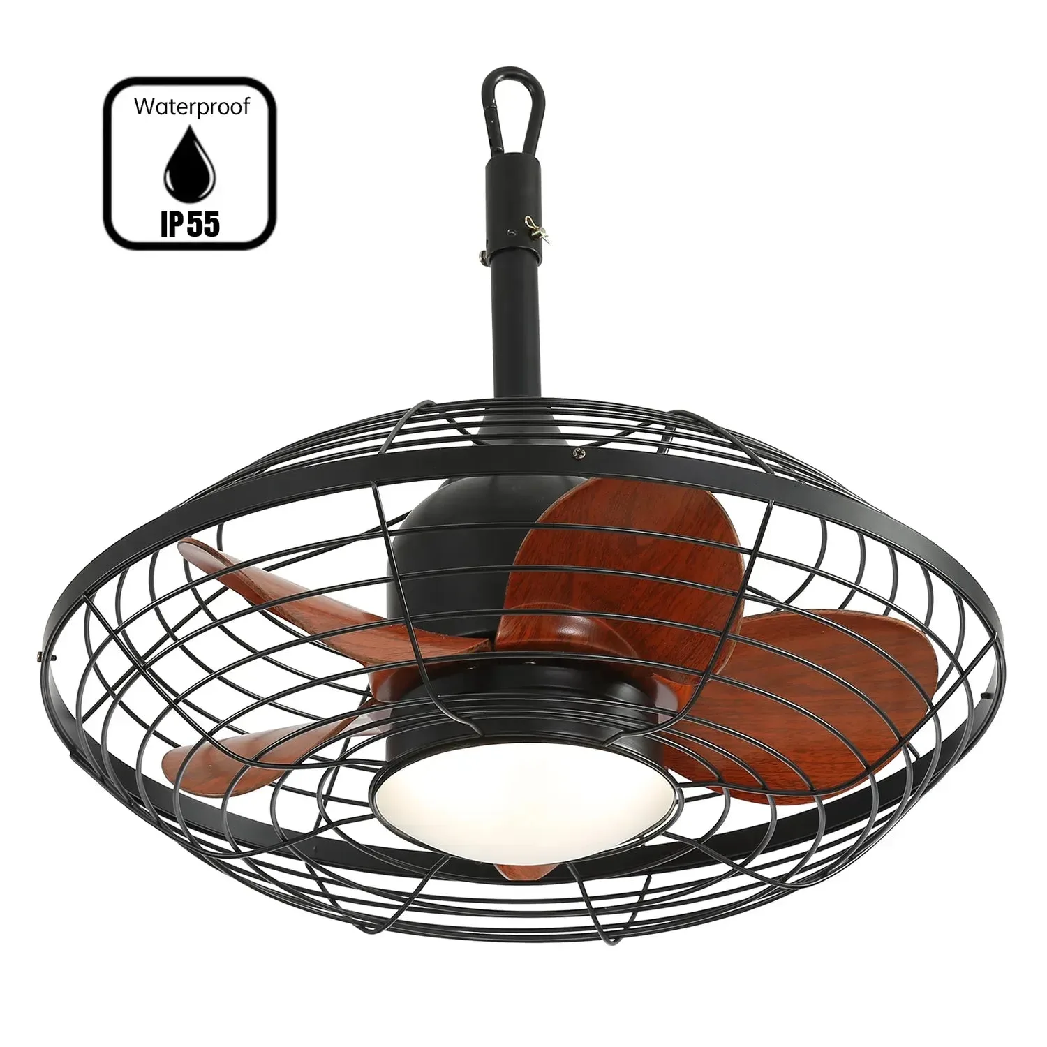 Cage Ceiling Fan with Light: Stylish and Functional