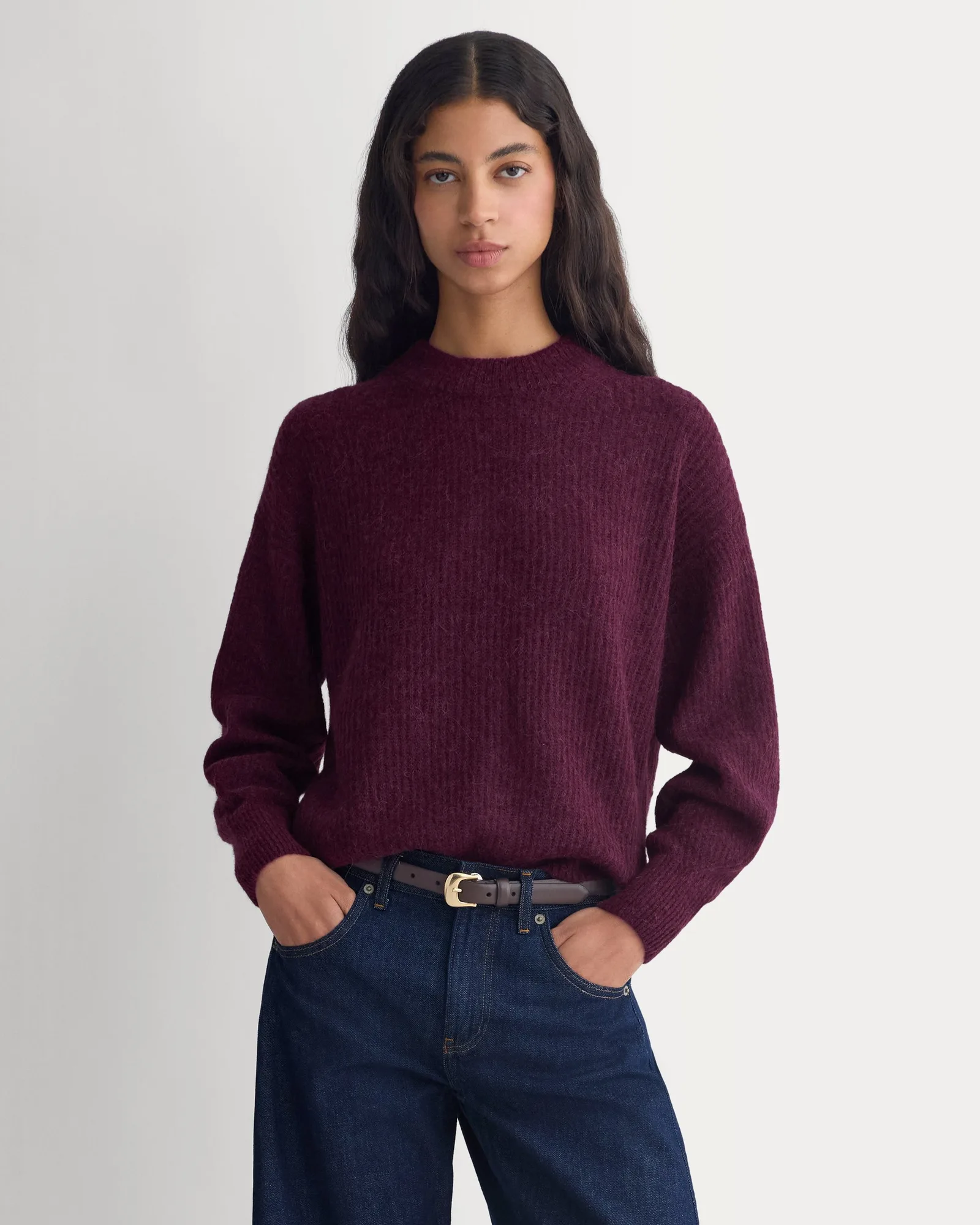 The Cocoon Crew in Alpaca | Deep Plum