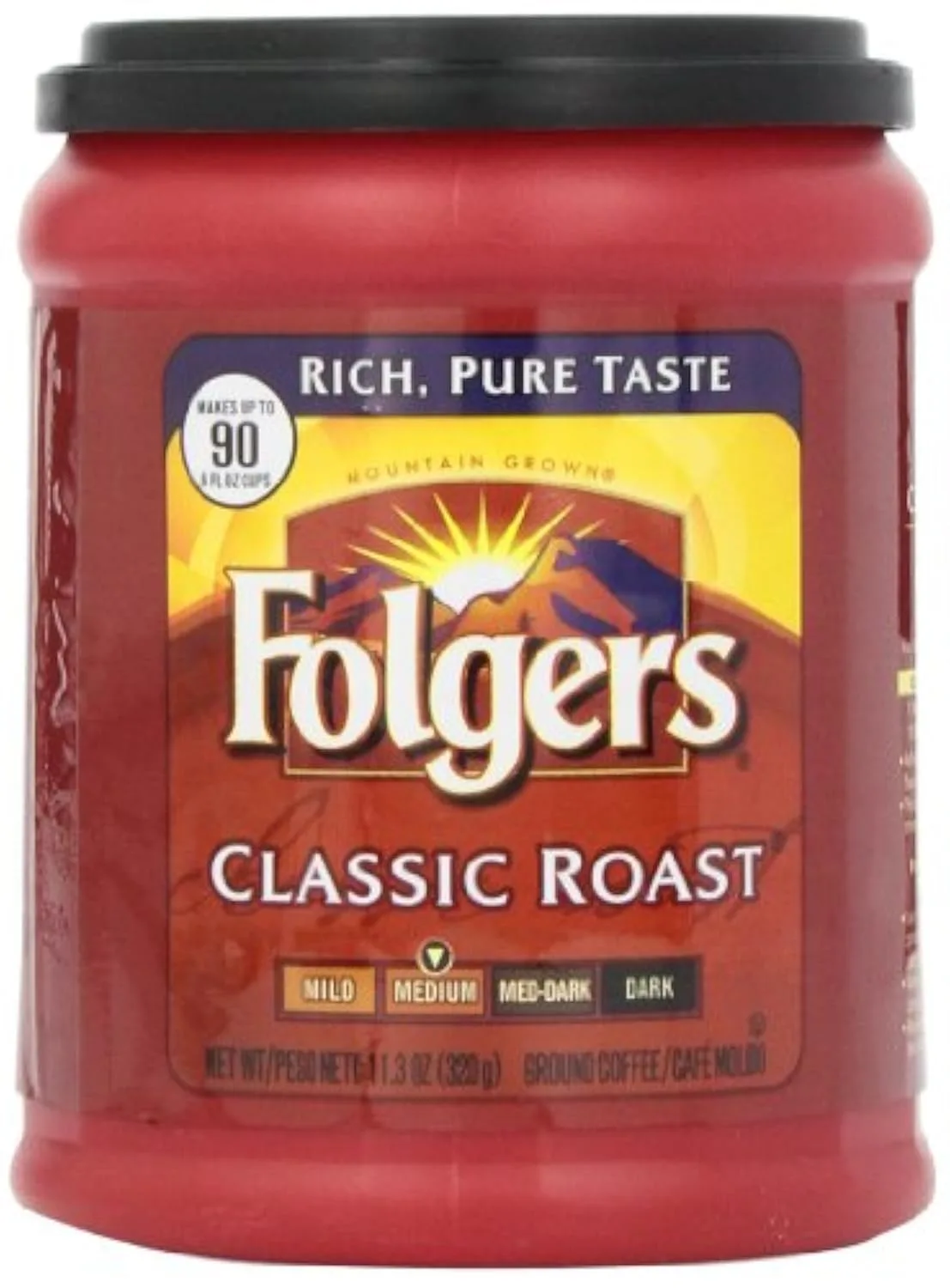 Folgers Ground Classic Roast, 11.3 Ounce