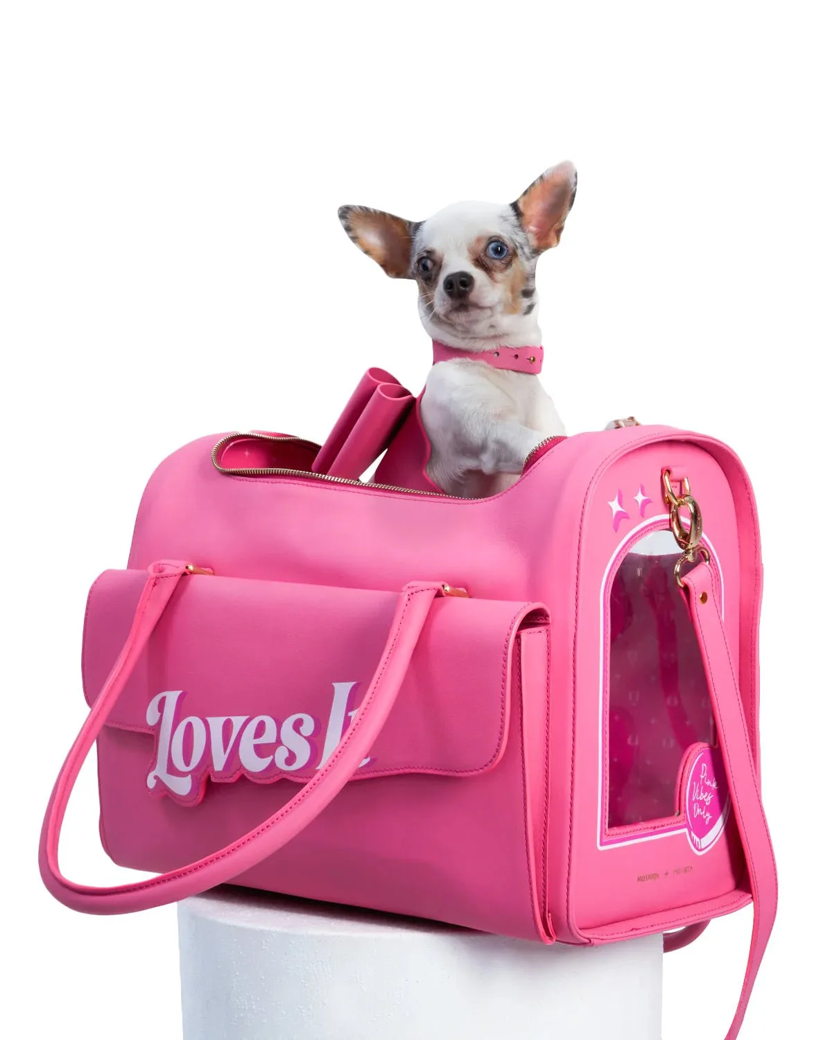 Loves It Dog Carrier — Paris Hilton × Moshiqa Airline-Approved Luxury Pet Carrier Under 10kg