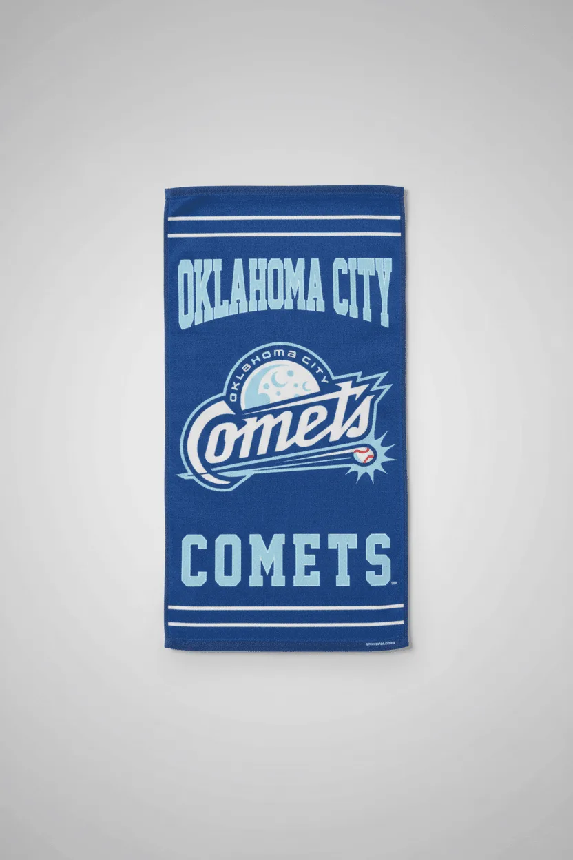 OKC Comets Primary Beach Towel