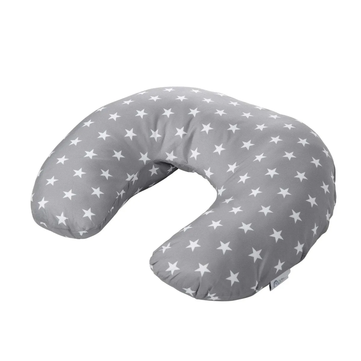 Breast Feeding Nursing Pillow - Grey with Stars (COVER ONLY)