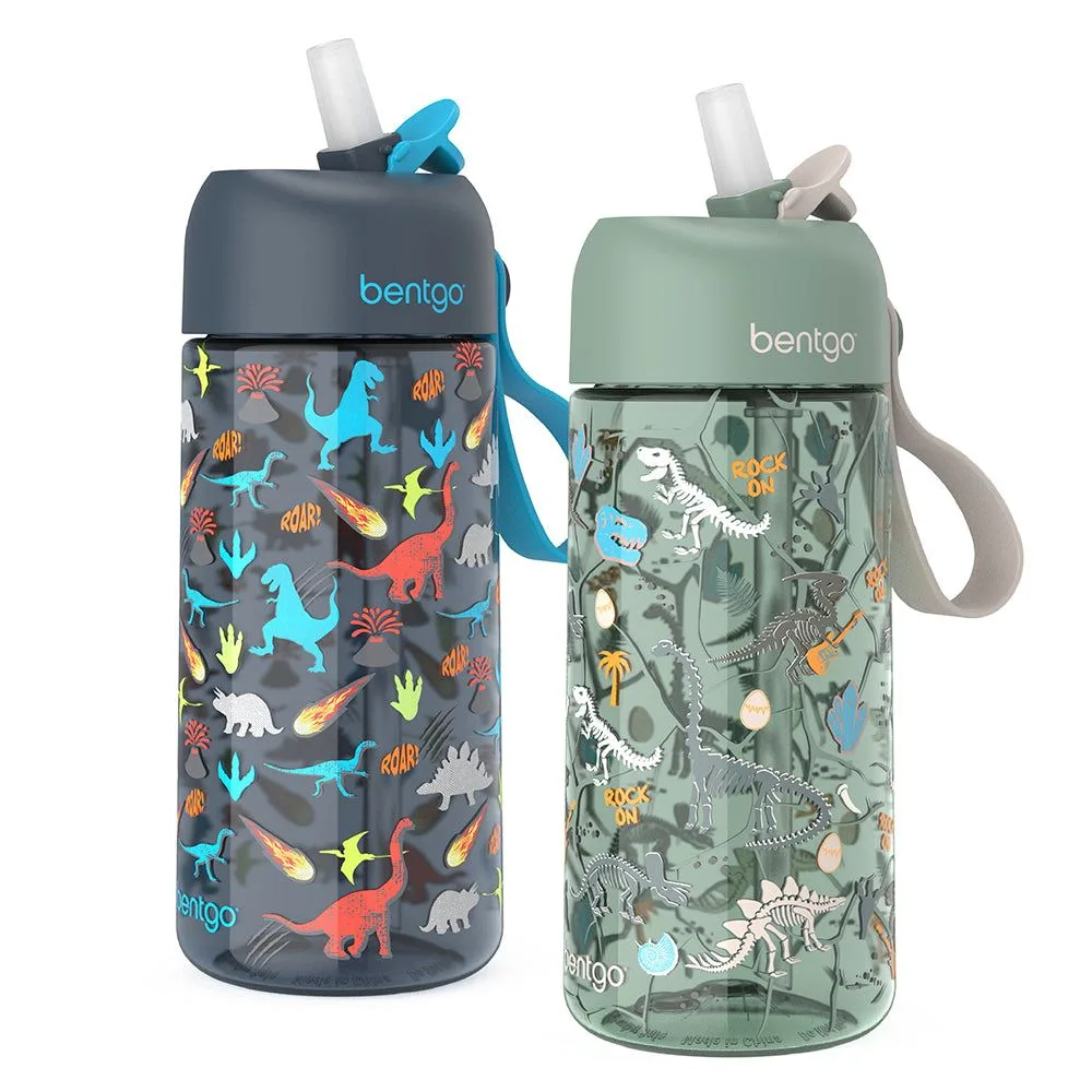 Bentgo Kids Prints Water Bottle (2-Pack)