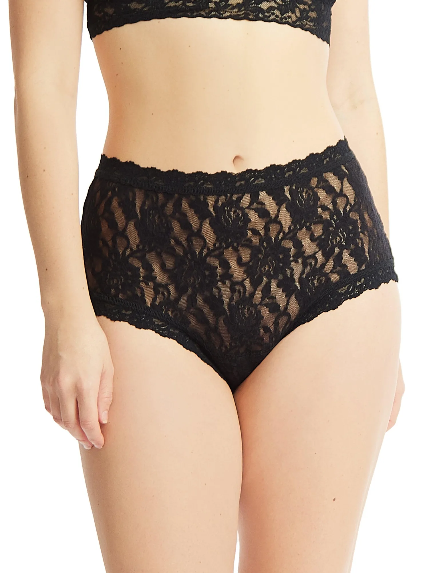 Signature Lace® High Rise Boyshort Black