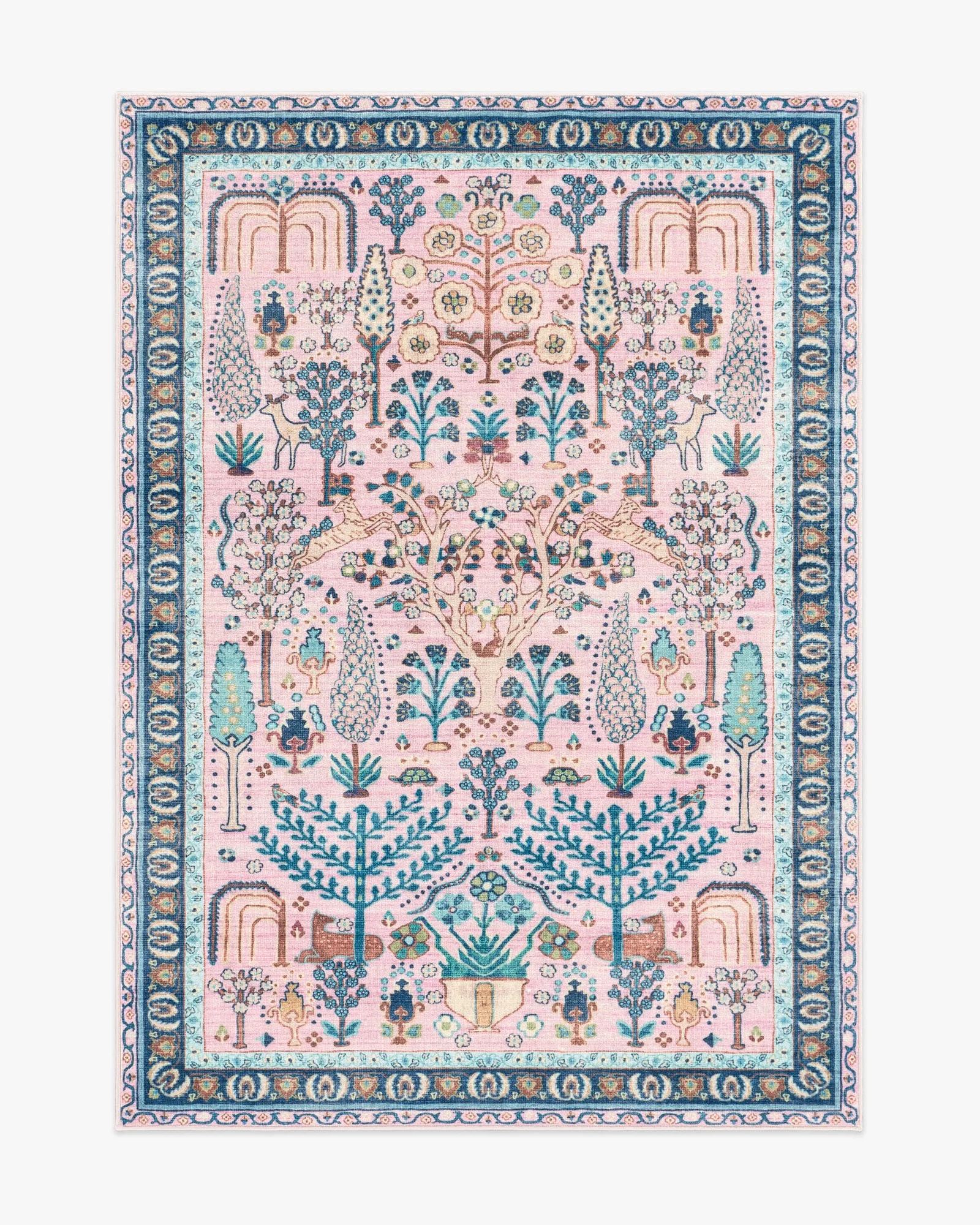 Cómo decorar con una alfombra rosa en el dormitorio