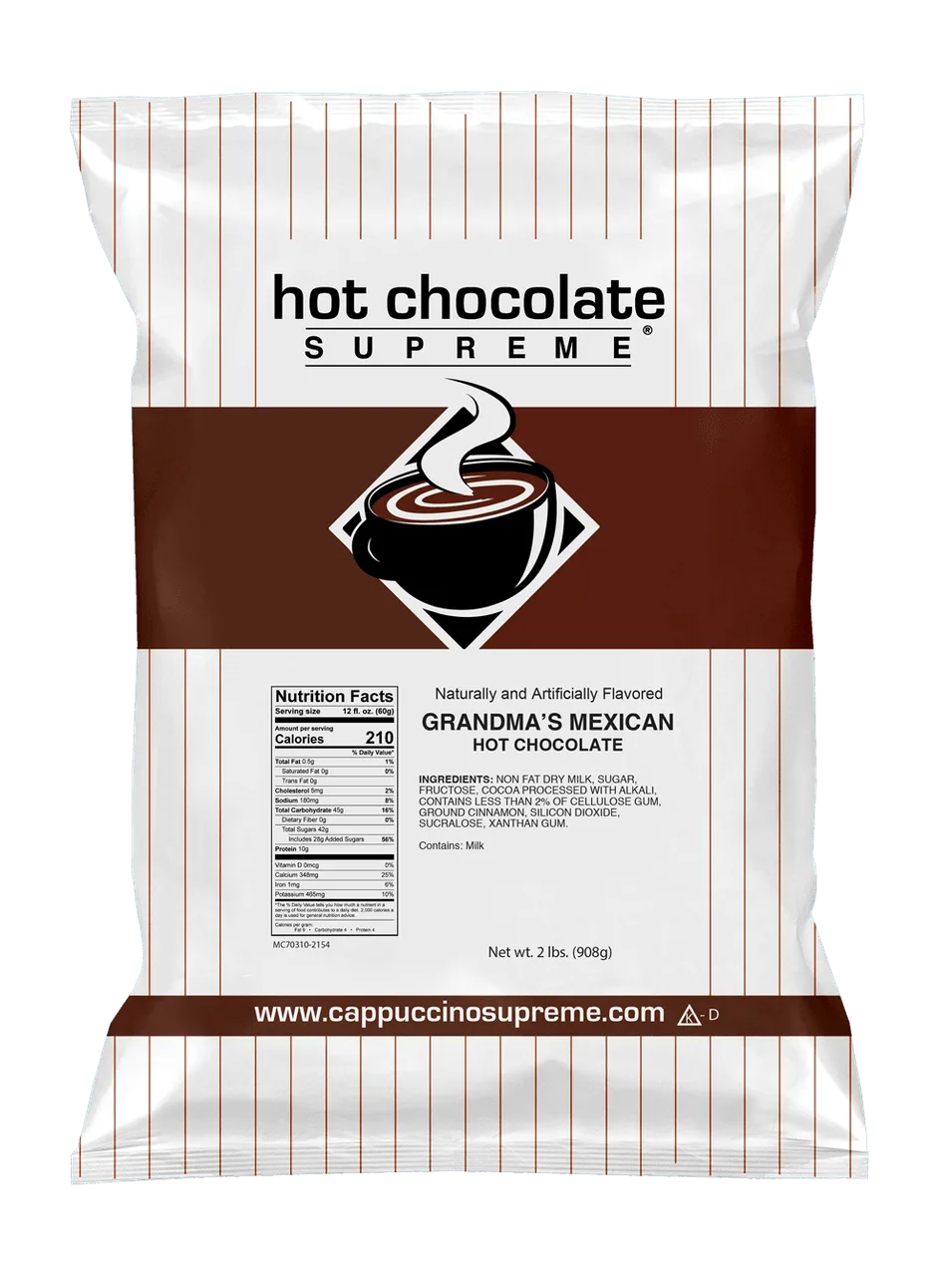 Mexican Hot Chocolate Instant Hot Chocolate Mix 2 Lb. Bag