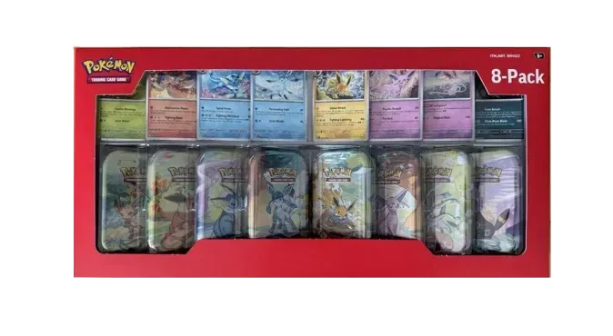 Pokemon - Prismatic Evolutions 8-Pack Mini Tins