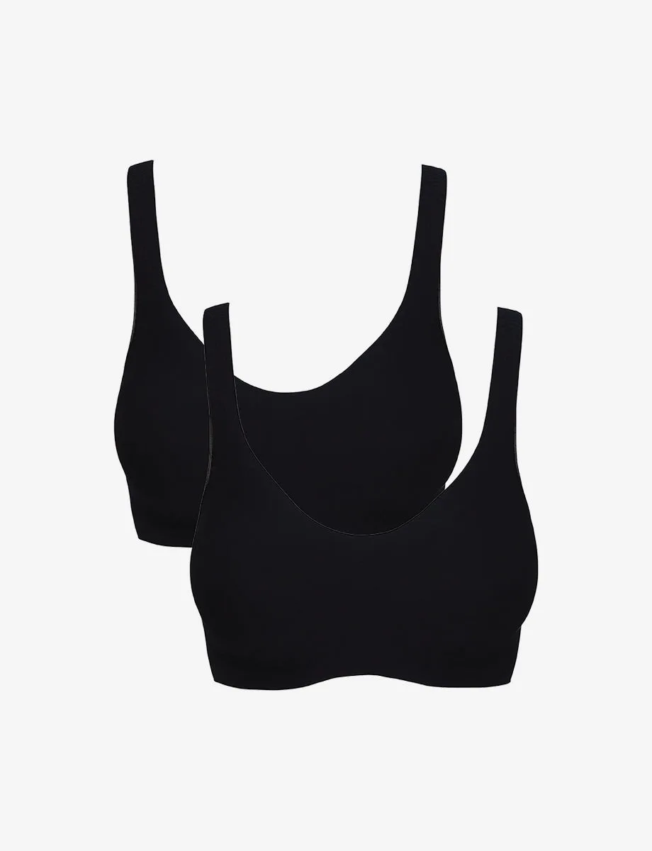 Butter Soft-Support vs Cotton Refined Rib Bralette