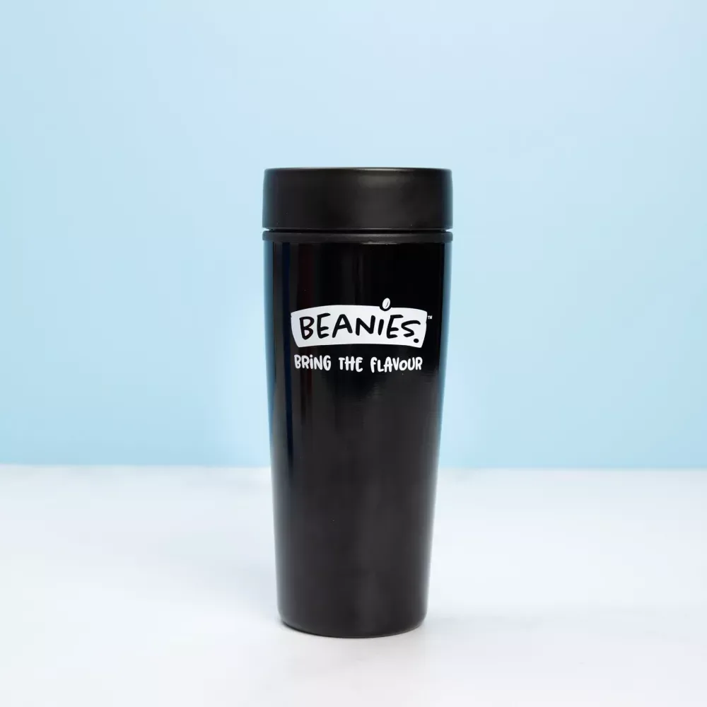 Taza de viaje negra