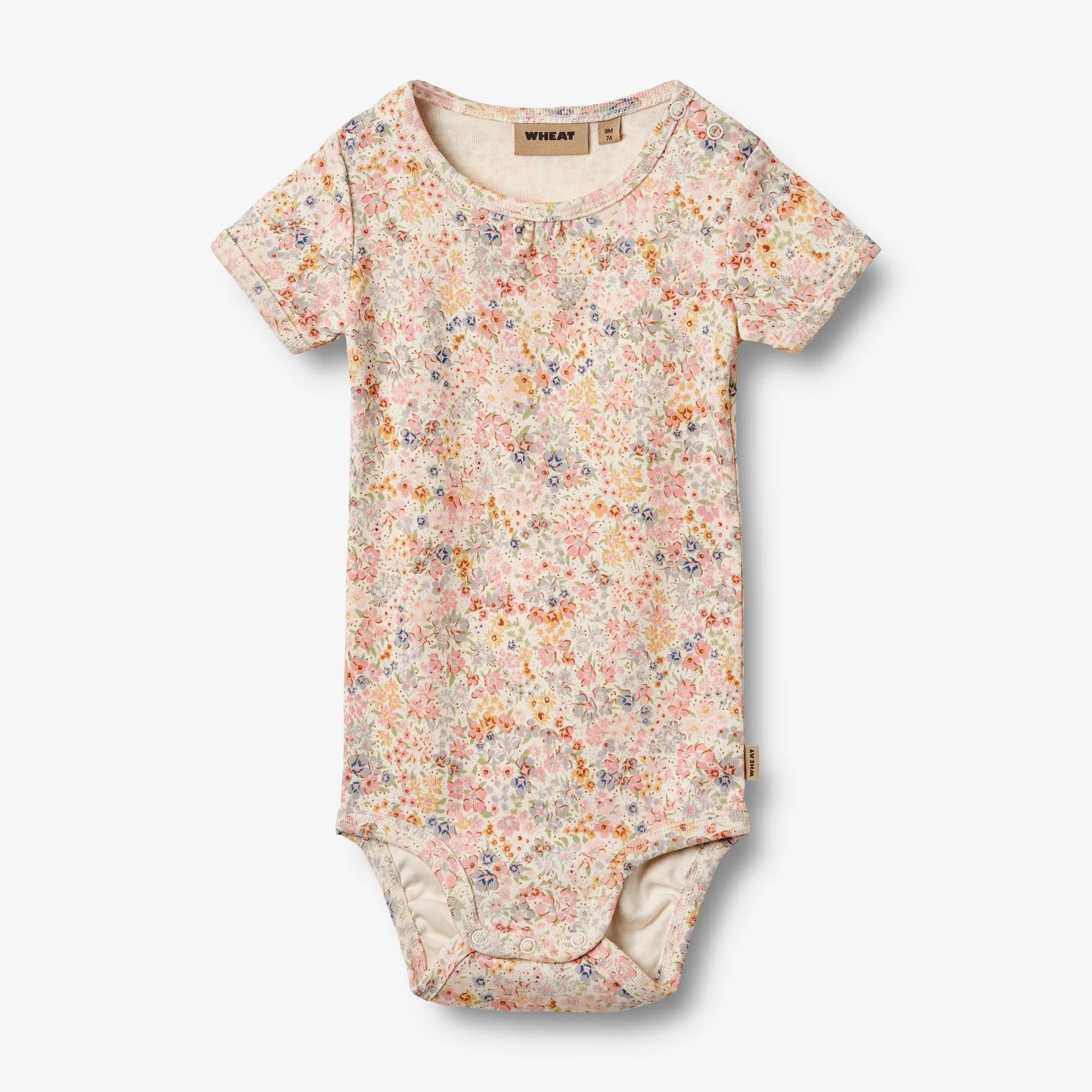 Kortærmet Body Linette - bright flowers