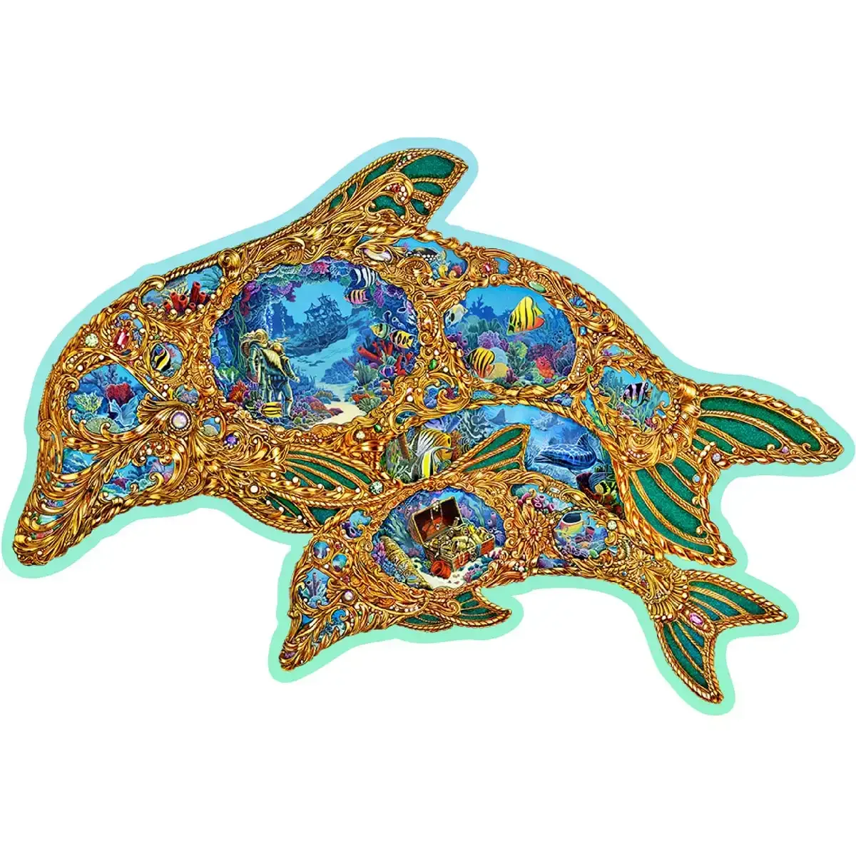 Jewels of the Sea 250 Wooden Puzzle