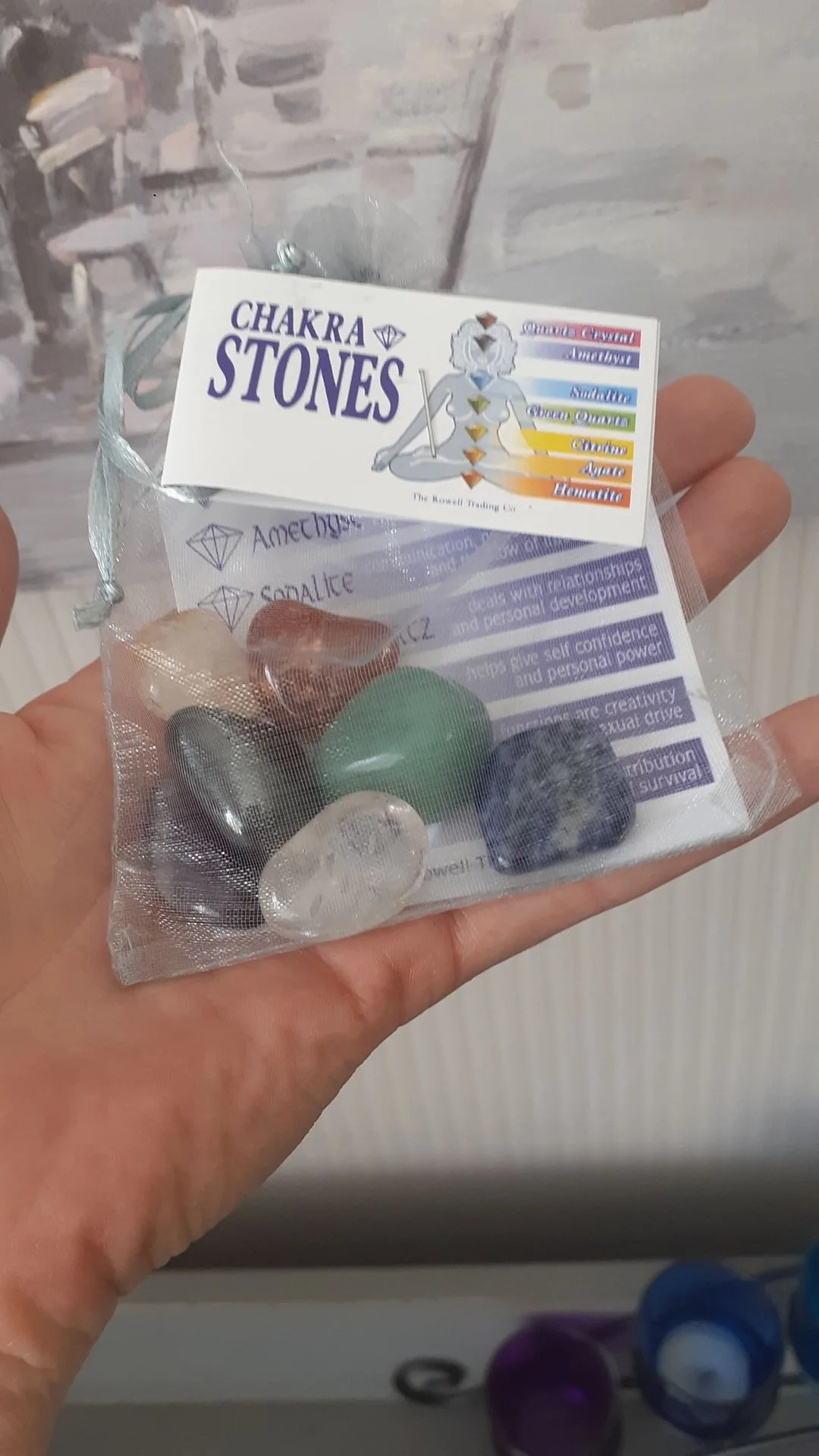 Chakra tumlede sten sæt