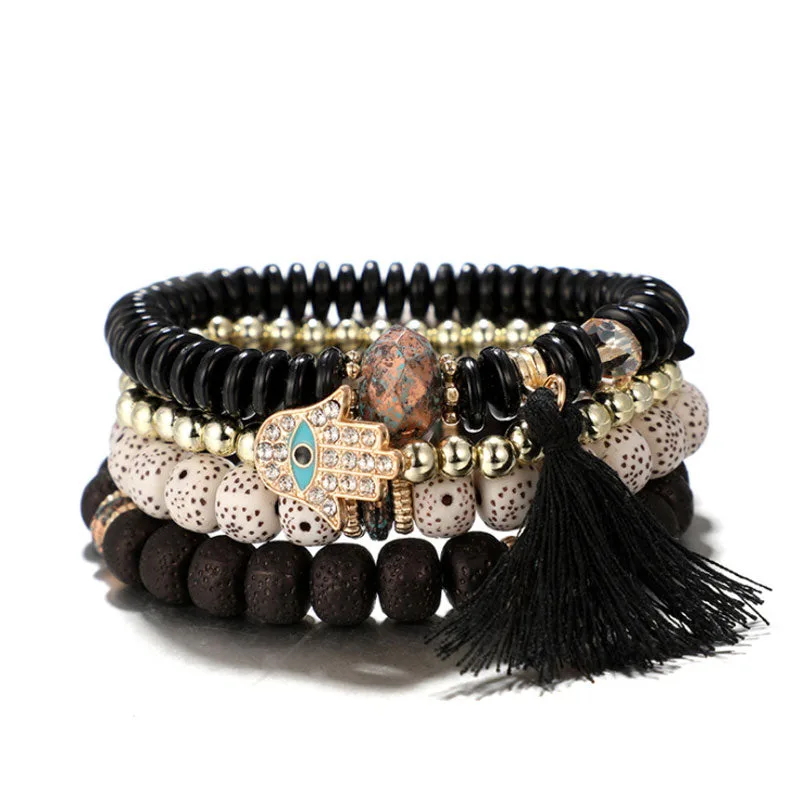Pulseira Boho Vintage Feita à Mão