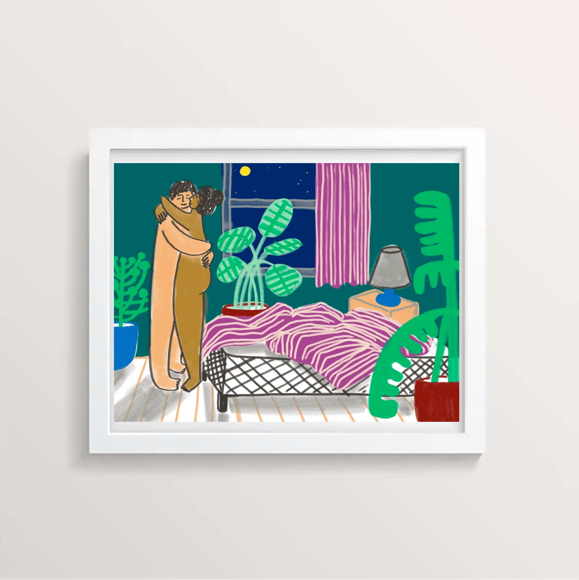 Moonlit Love Print vs Rare Magic Print: Welke muurkunst past?