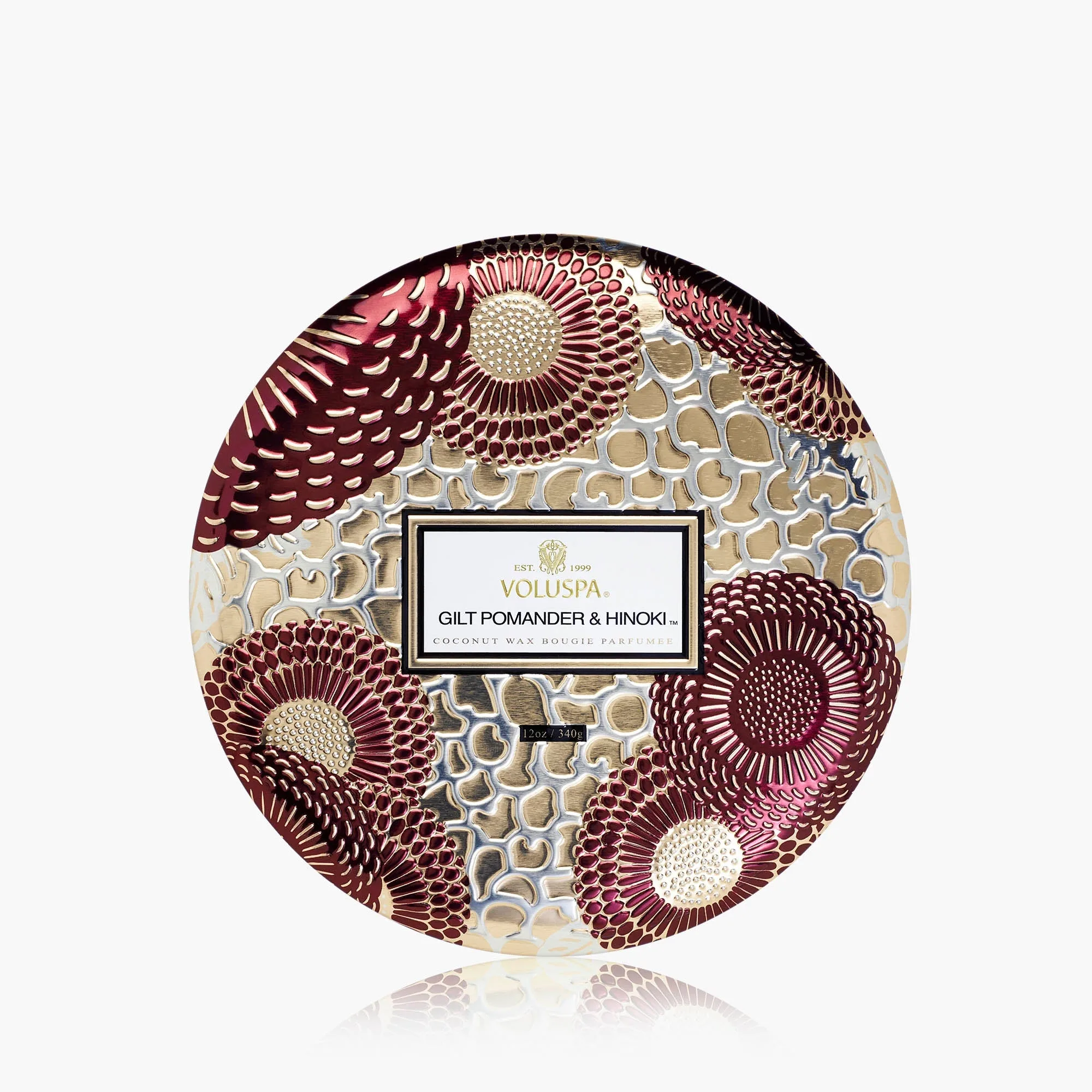Gilt Pomander & Hinoki 3-sydänkynttilän hoito-ohje
