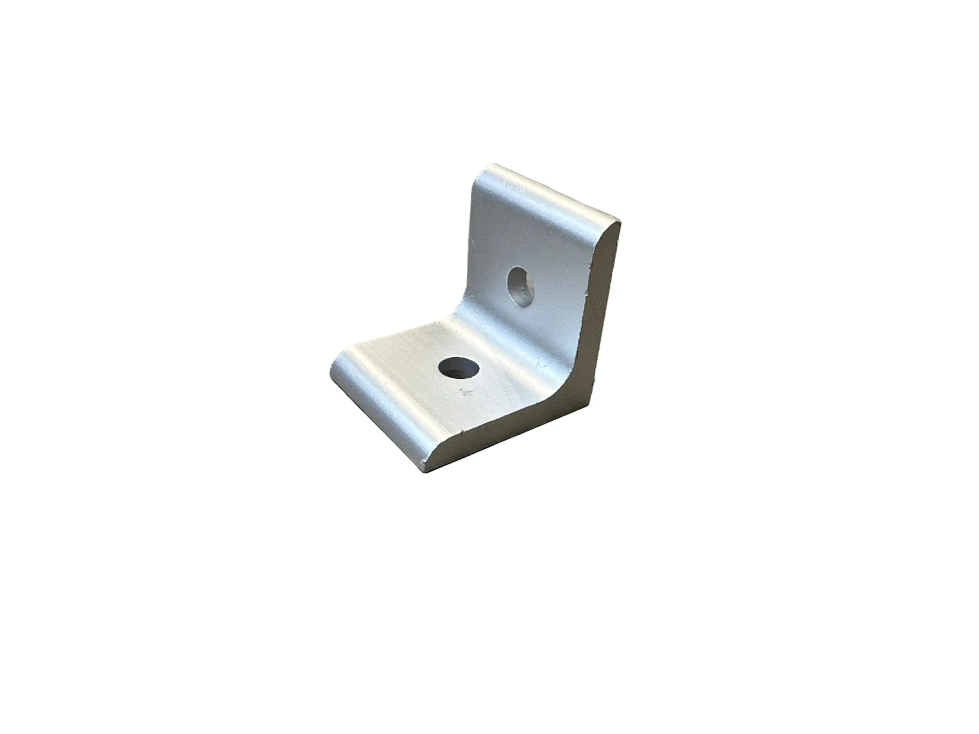 SimXPro 4x Corner bracket - 4040 Steel look - Silver (aluminium)