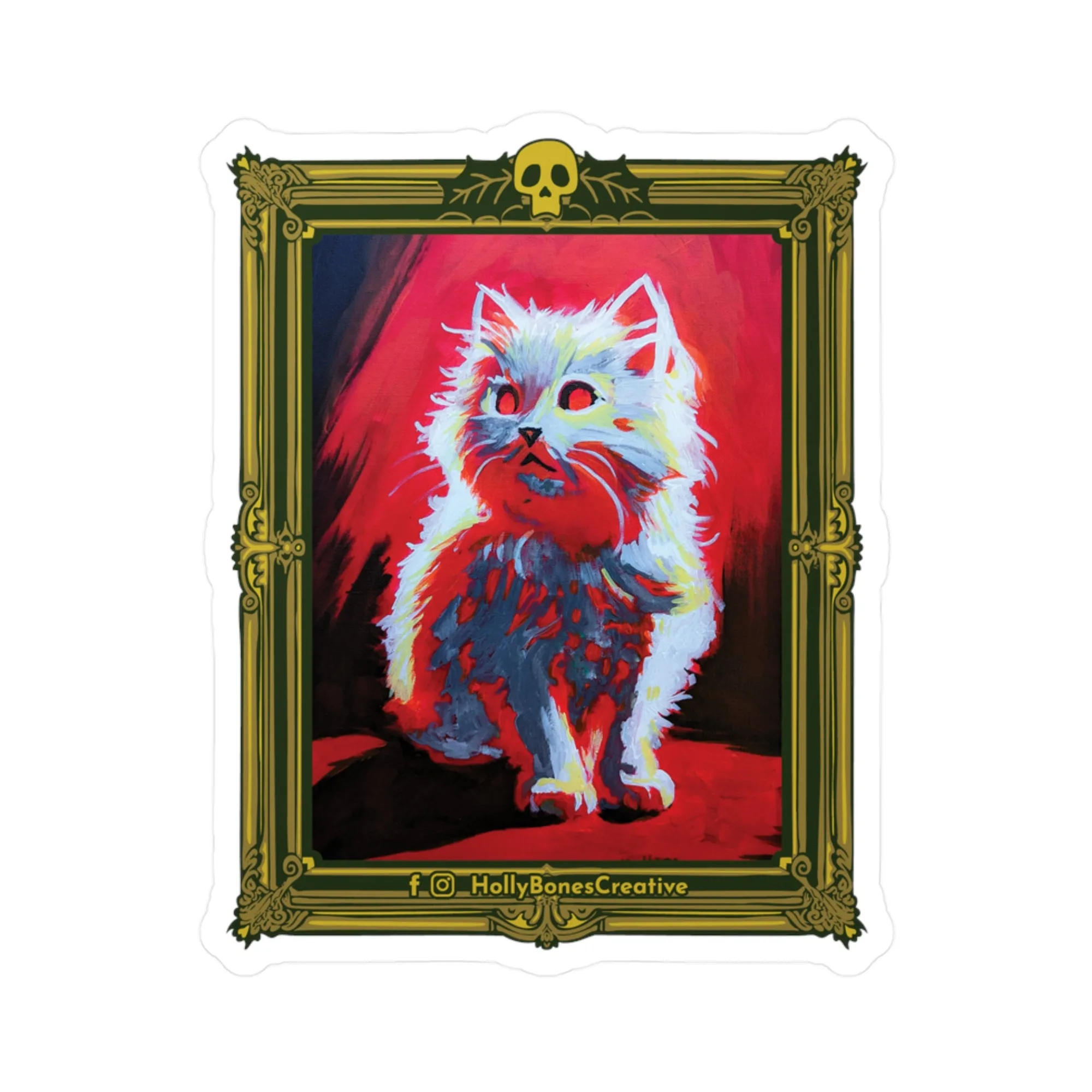"9 Lives No. 4" Sticker