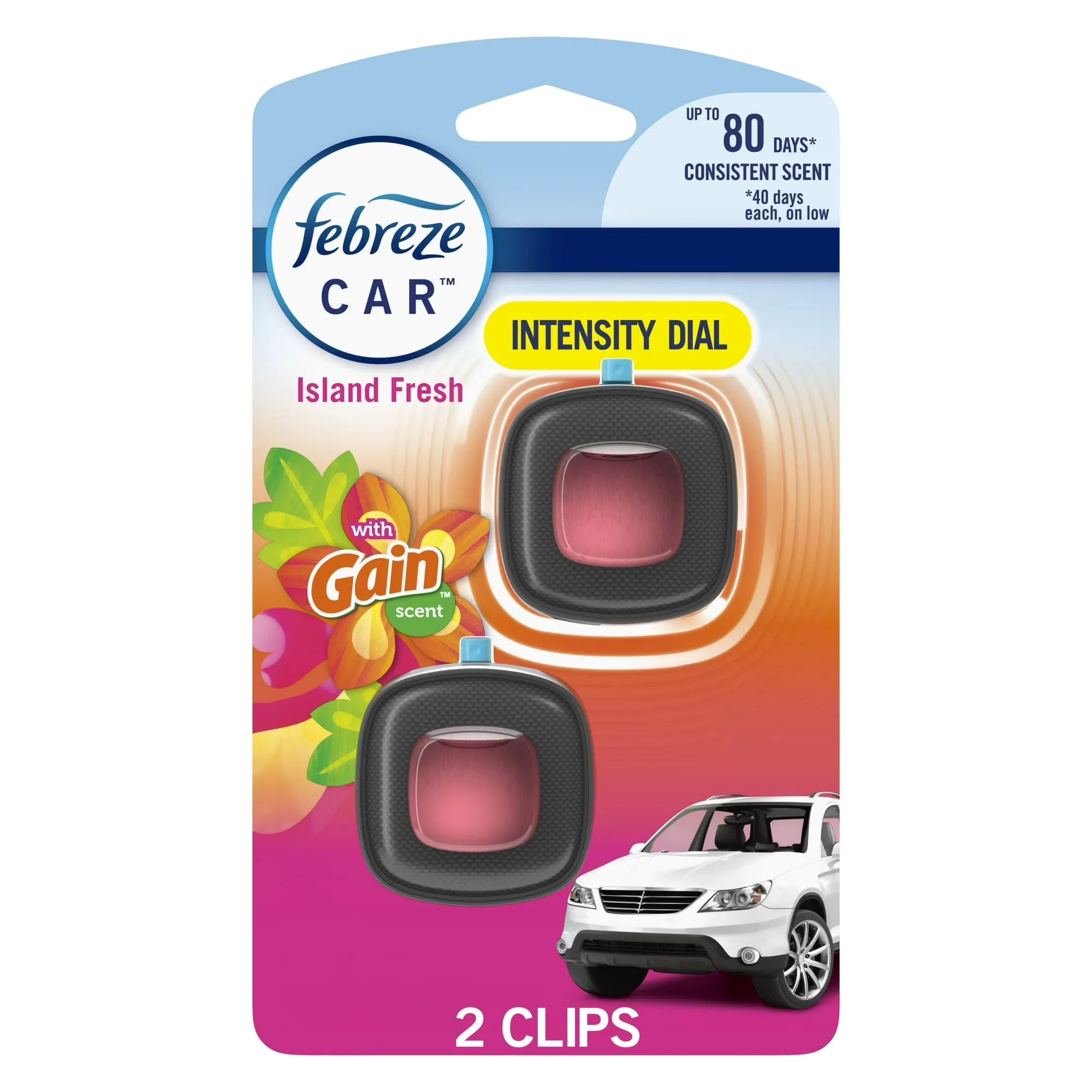 Febreze bilklips vs. spray: Hva varer lengst?