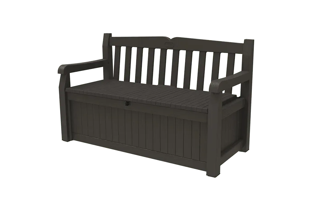 Solana 70 Gallon Outdoor Storage Bench - Brown