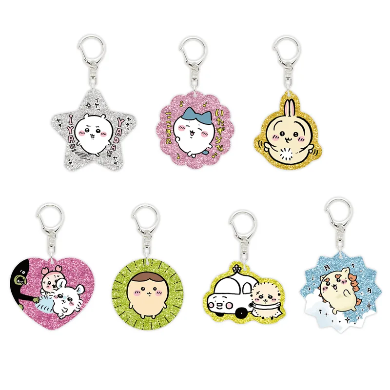 Chiikawa Acrylic Glitter Keychain 4 Capsule