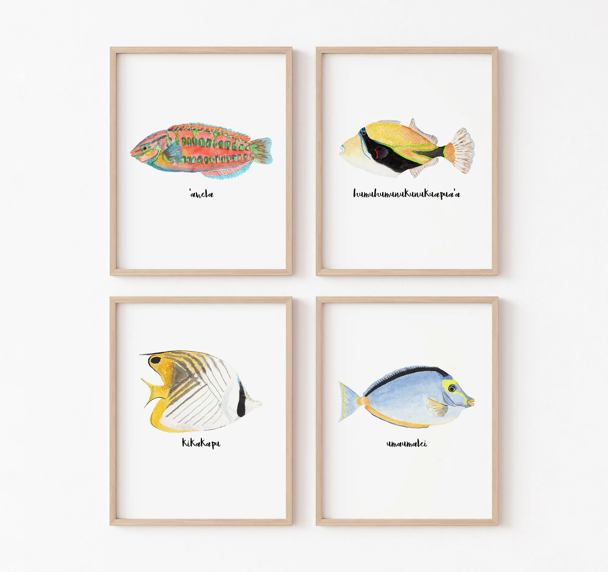 Hawaiian Fish Art Prints: Tropical Wall Art for Your Home