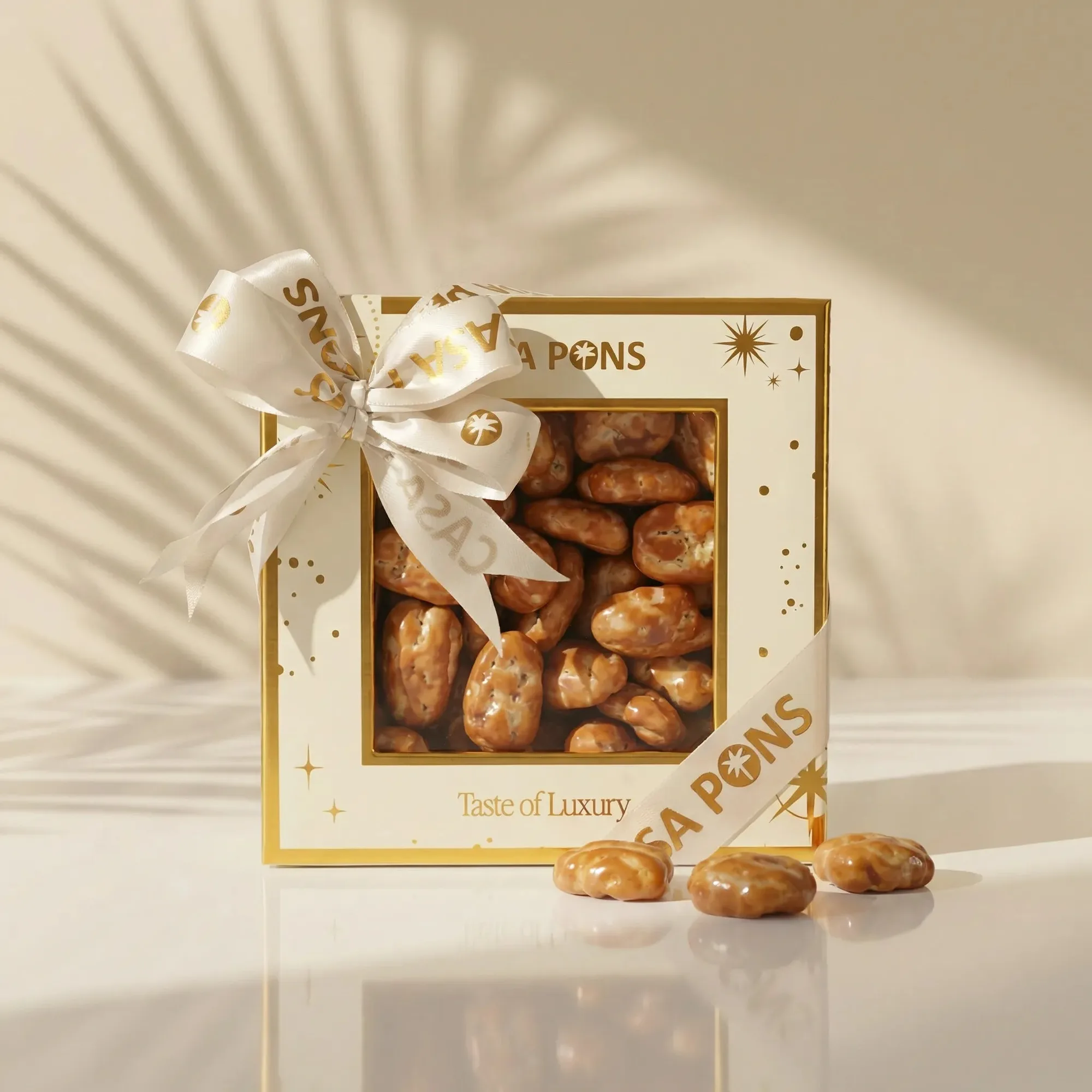 Caja de regalo Pecan Caramel – Caja estrella (320g)