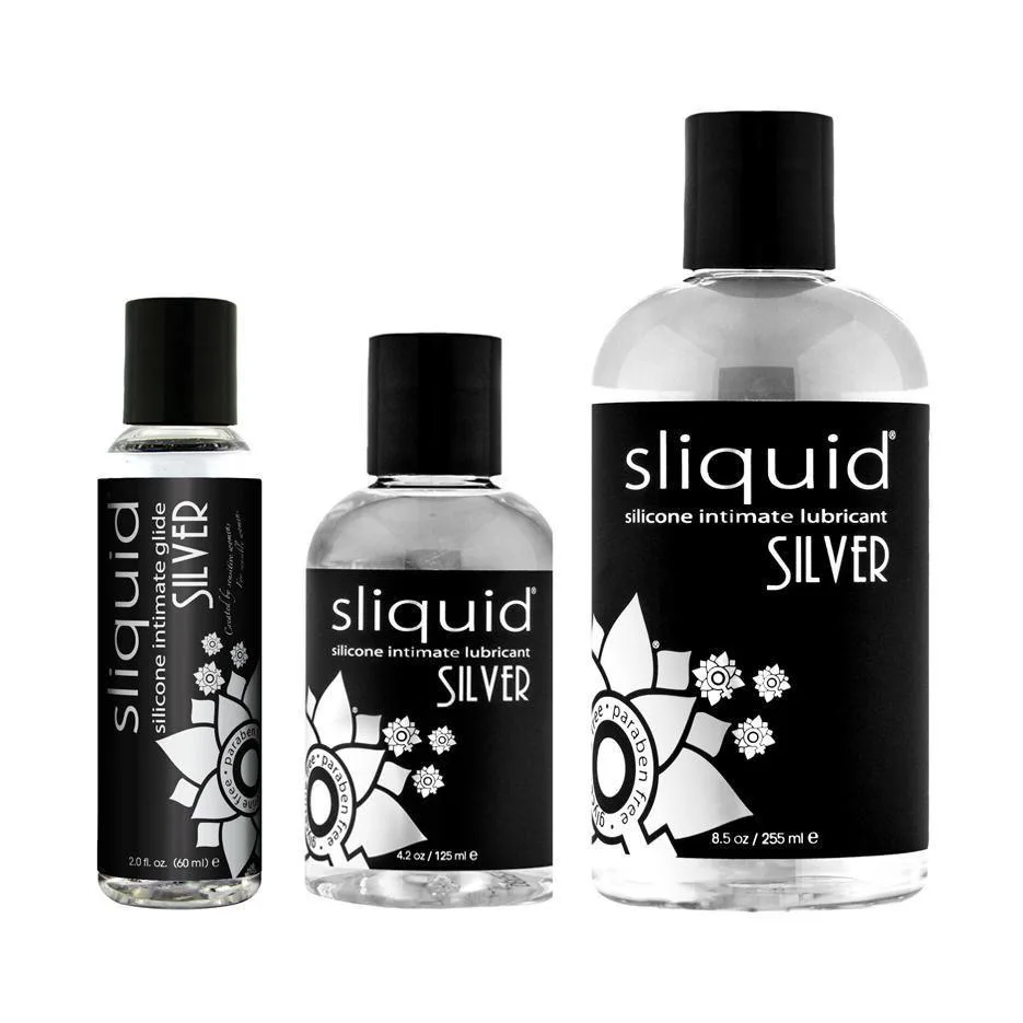 Sliquid Naturals Silver Silicone-Based Intimate Lubricants