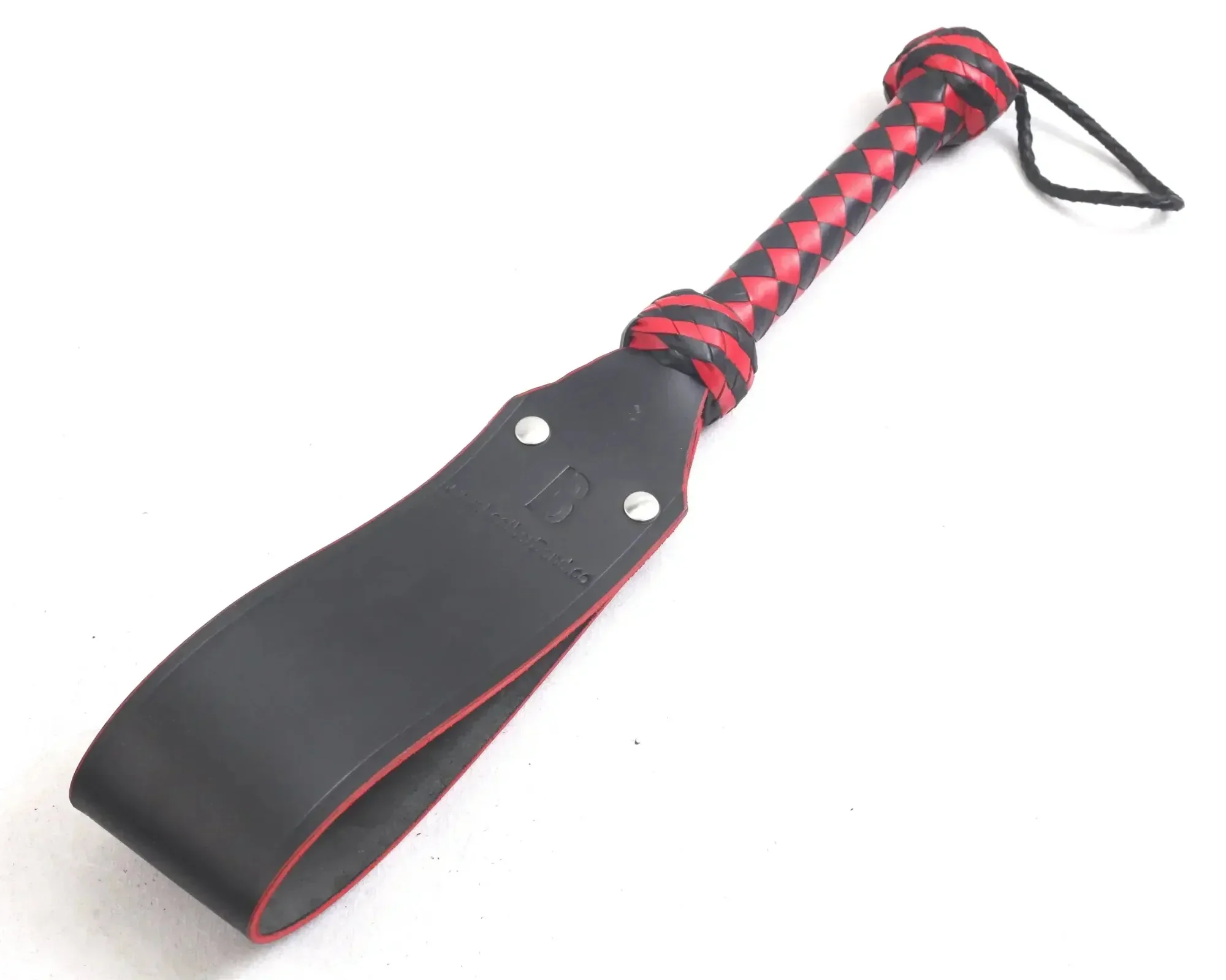 スパンキング BDSM パドル スラッパー 厚手、中重量 ハンドメイド 2層本牛革
