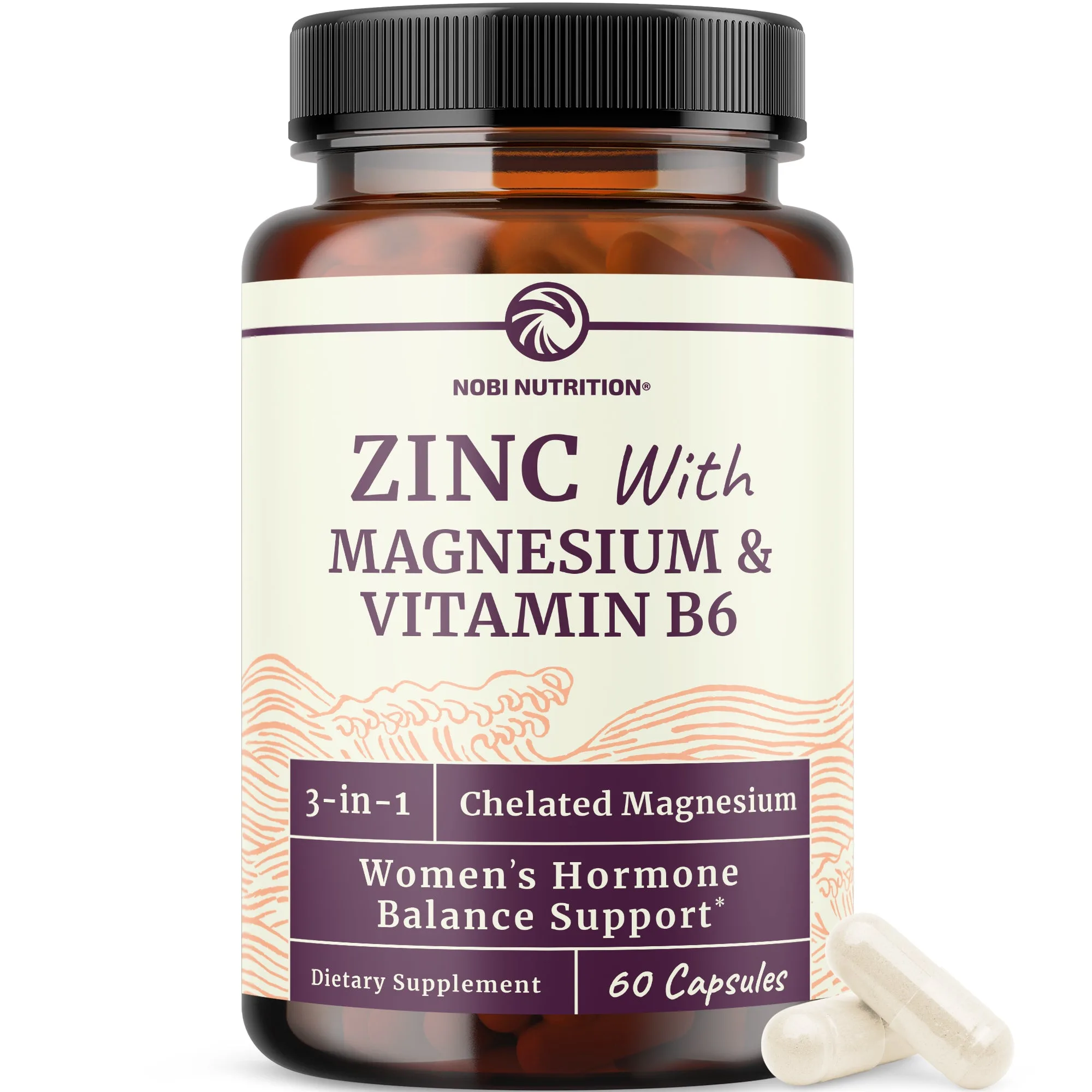 Magnesium, Zinc, and B6 Capsules